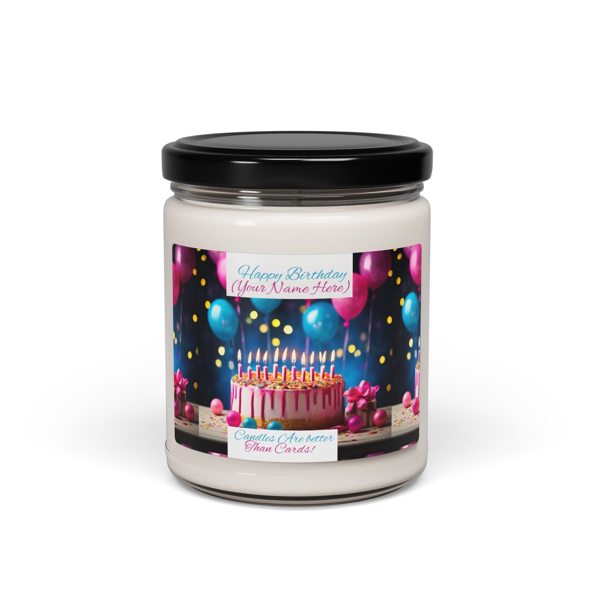 Birthday Celebration Scented Soy Candle - 9oz Festive Aroma for Parties - S-Mart Shop Smart Treasures