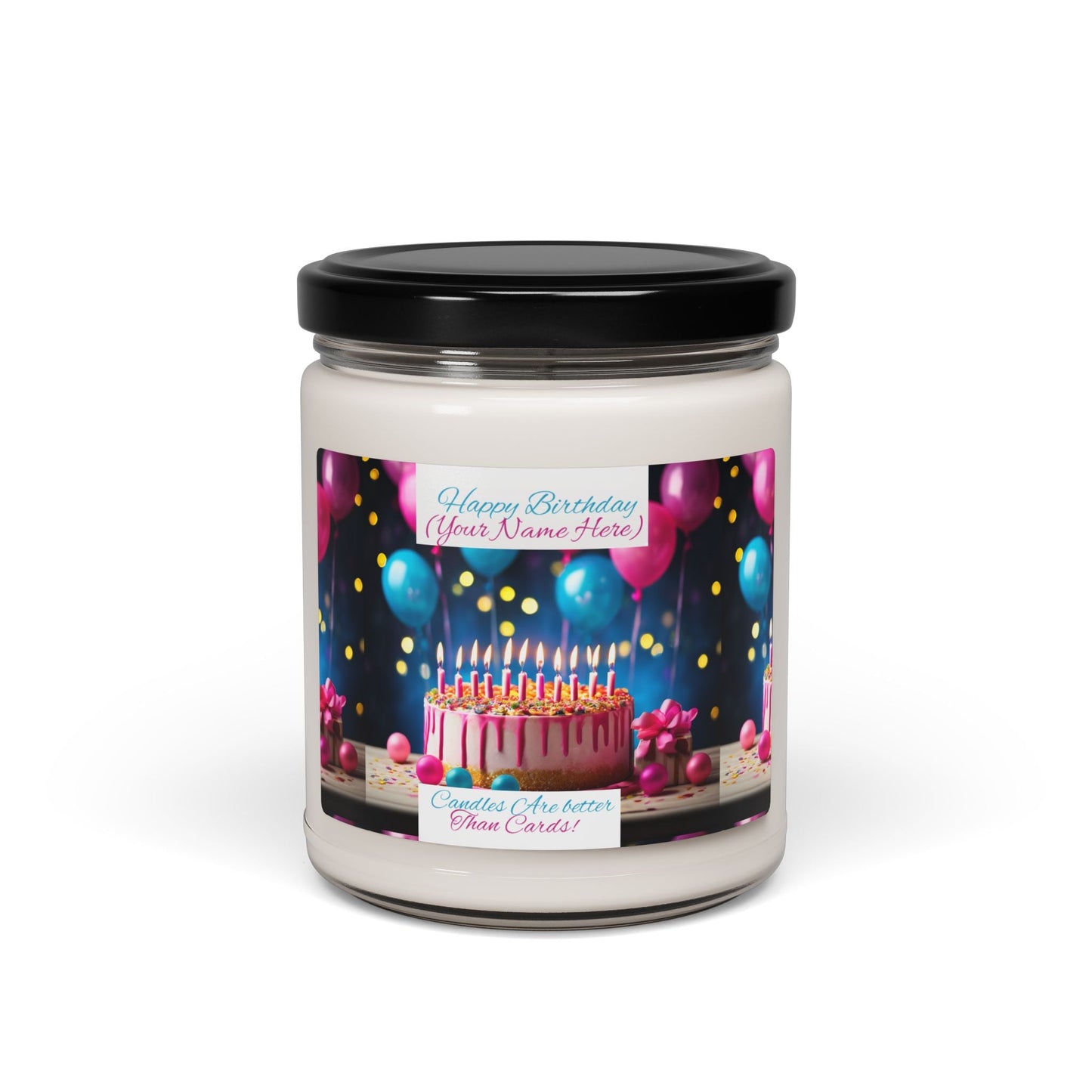 Birthday Celebration Scented Soy Candle - 9oz Festive Aroma for Parties - S-Mart Shop Smart Treasures