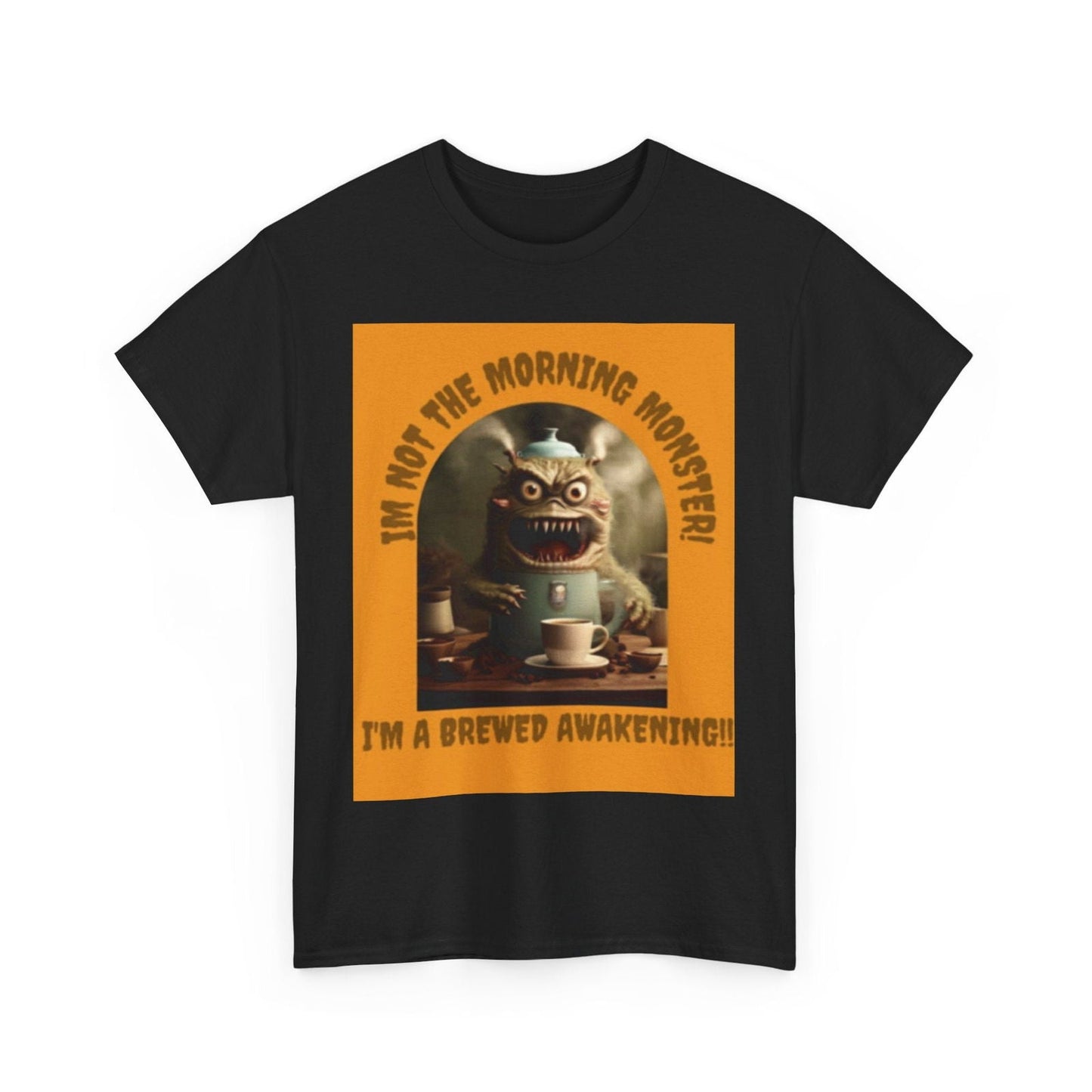 Brewed Awakening Unisex Heavy Cotton Tee - S-Mart Shop Smart Treasures