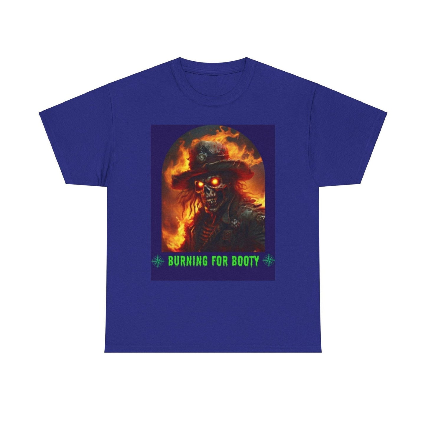 Burning for Booty Halloween Unisex Heavy Cotton Tee - S-Mart Shop Smart Treasures