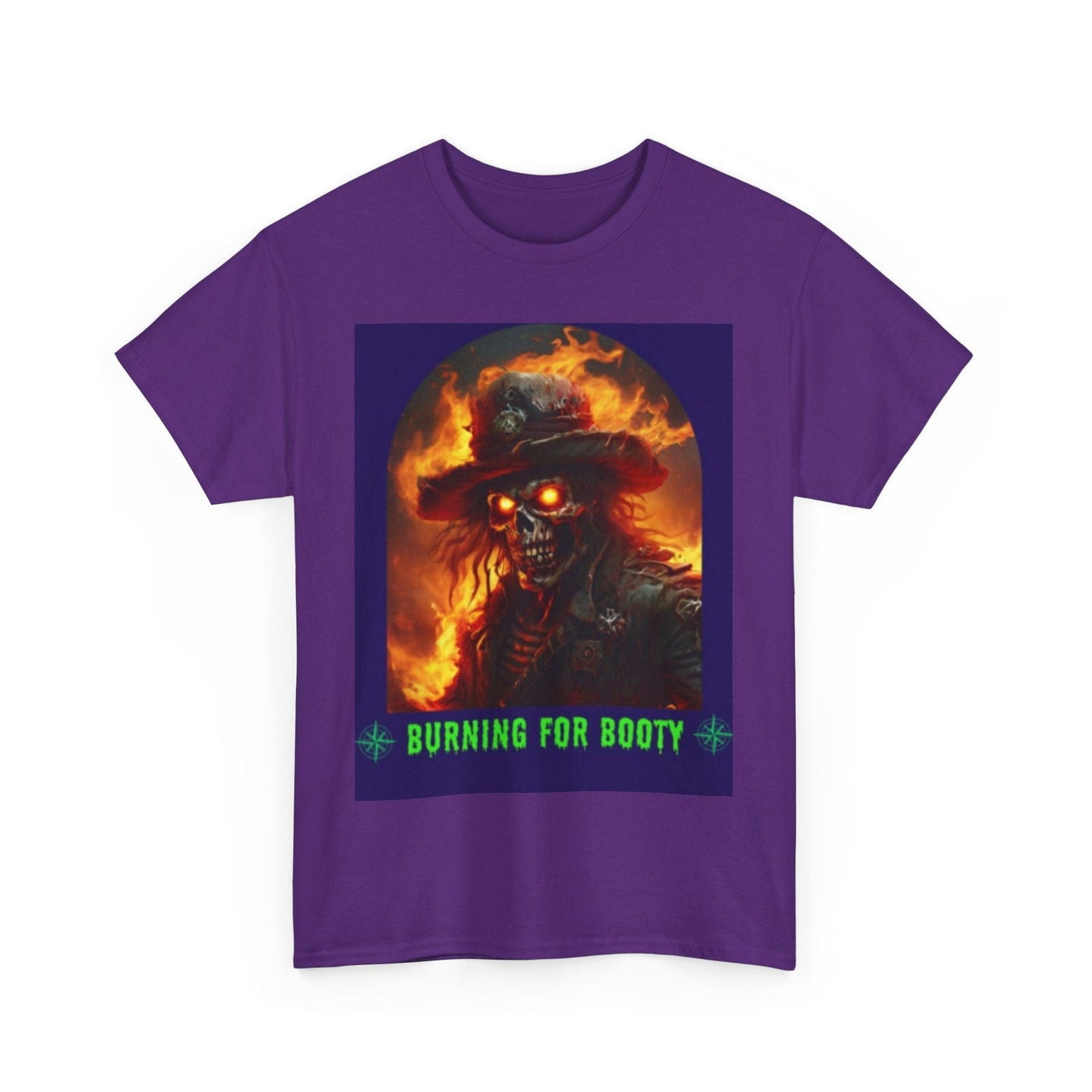 Burning for Booty Halloween Unisex Heavy Cotton Tee - S-Mart Shop Smart Treasures