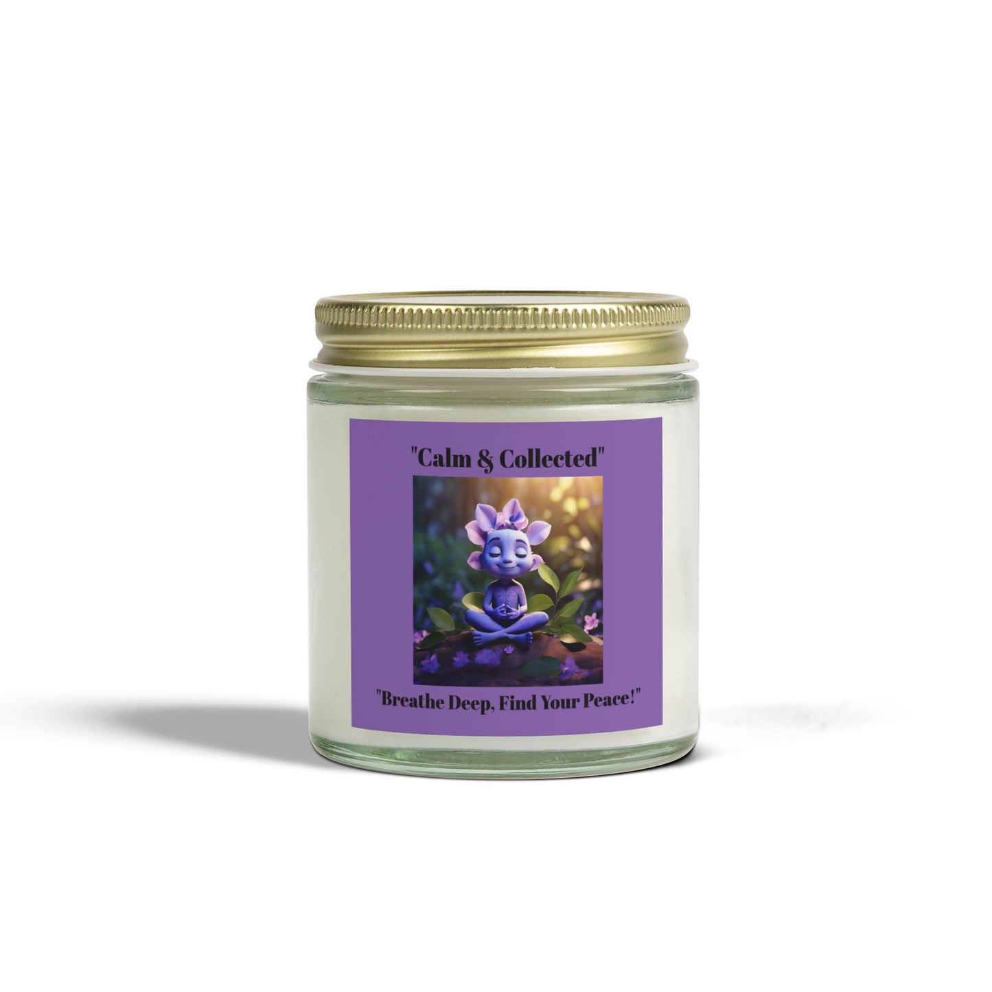 Calm & Collected Scented Candle - Breathe Deep, Find Your Peace - Relaxation Gift - S-Mart Shop Smart Treasures