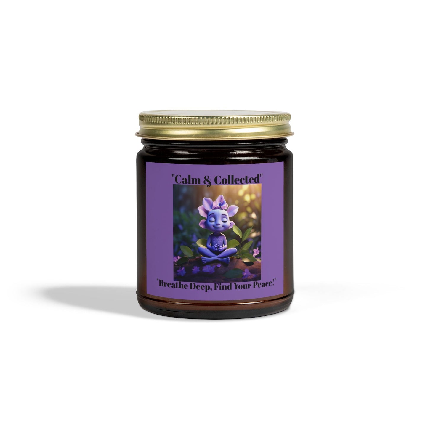 Calm & Collected Scented Candle - Breathe Deep, Find Your Peace - Relaxation Gift - S-Mart Shop Smart Treasures