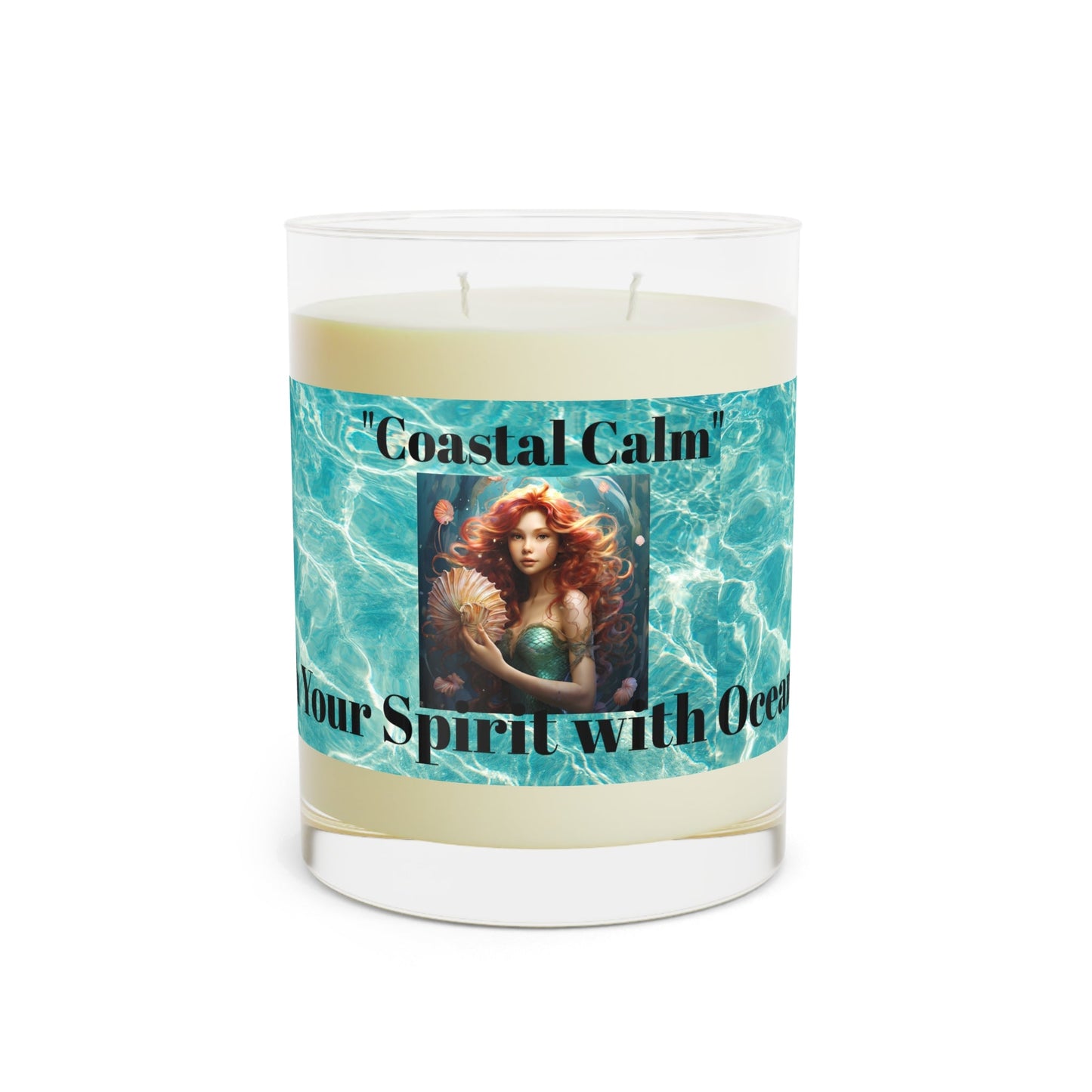 Coastal Calm Scented Candle - 11oz Ocean-inspired Aromatherapy - S-Mart Shop Smart Treasures