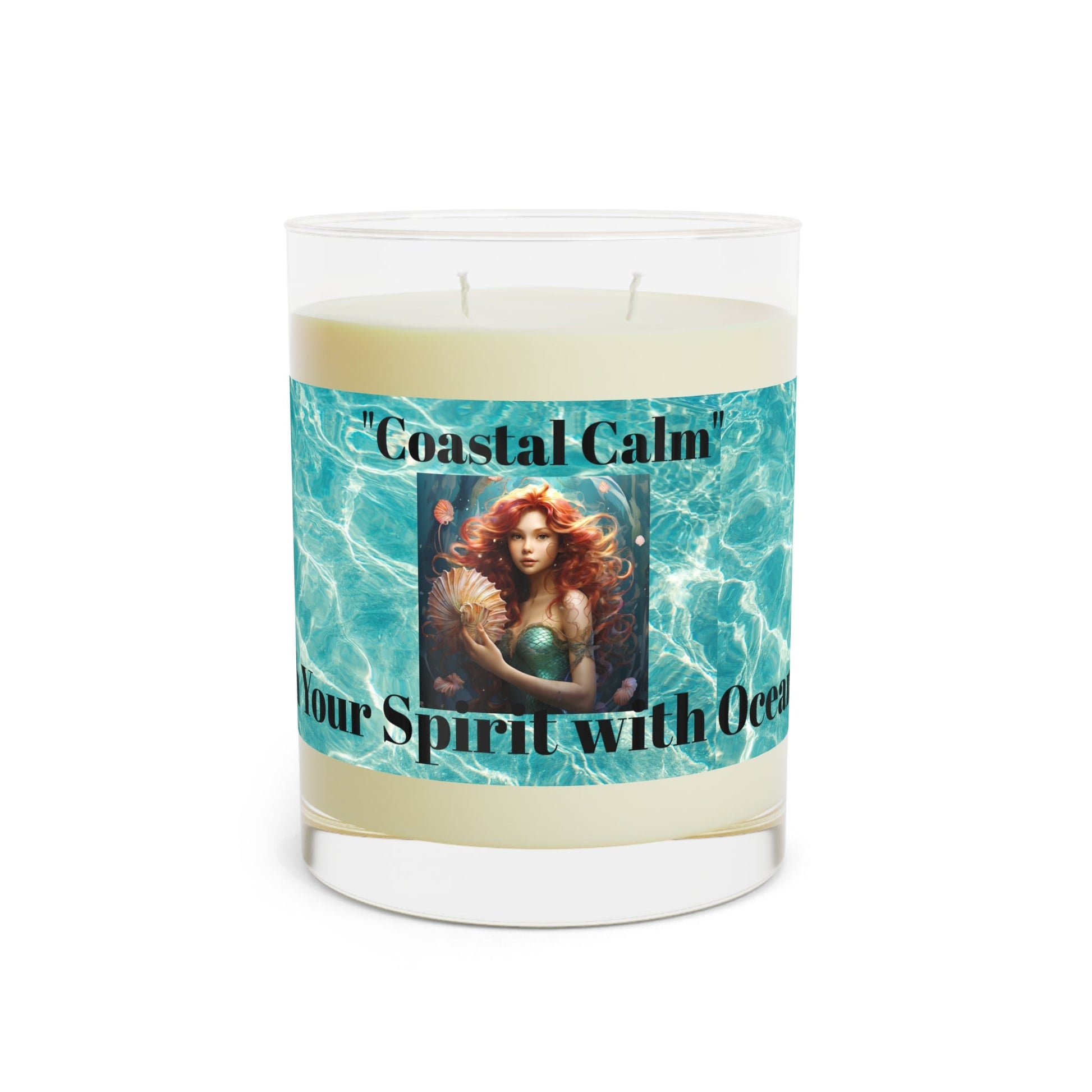 Coastal Calm Scented Candle - 11oz Ocean-inspired Aromatherapy - S-Mart Shop Smart Treasures