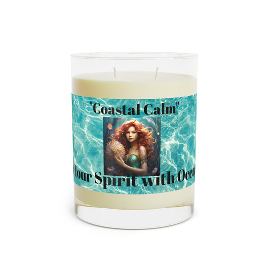 Coastal Calm Scented Candle - 11oz Ocean-inspired Aromatherapy - S-Mart Shop Smart Treasures
