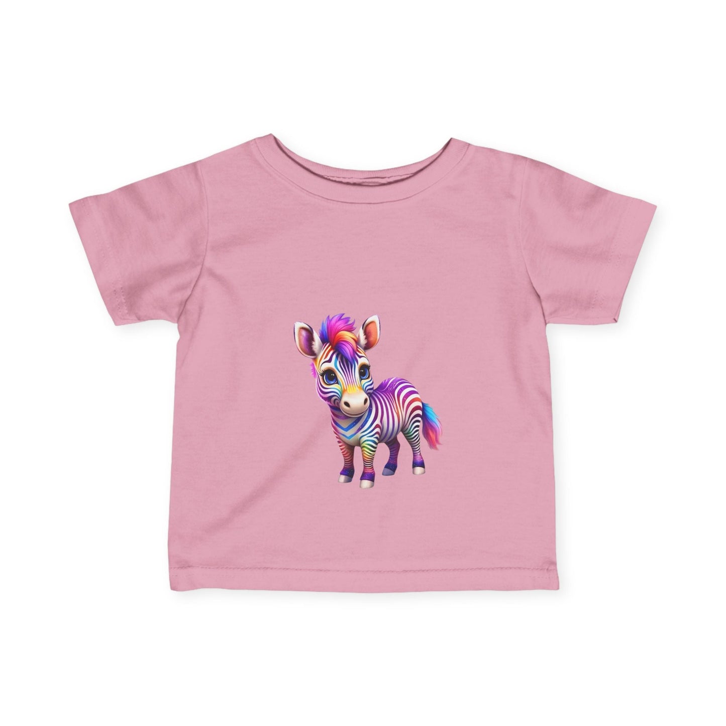 Colorful Zebra Infant T-Shirt | Cute Gift for Babies & Toddlers - S-Mart Shop Smart Treasures