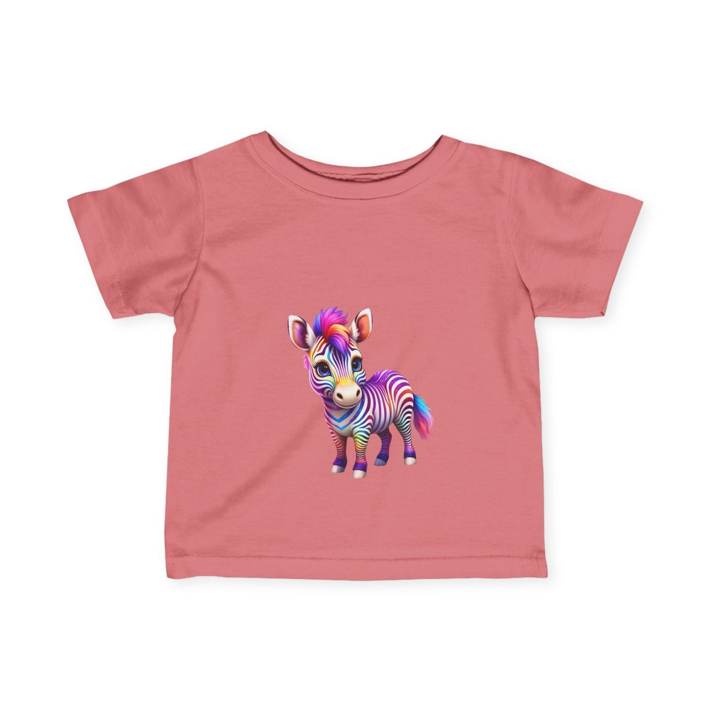 Colorful Zebra Infant T-Shirt | Cute Gift for Babies & Toddlers - S-Mart Shop Smart Treasures
