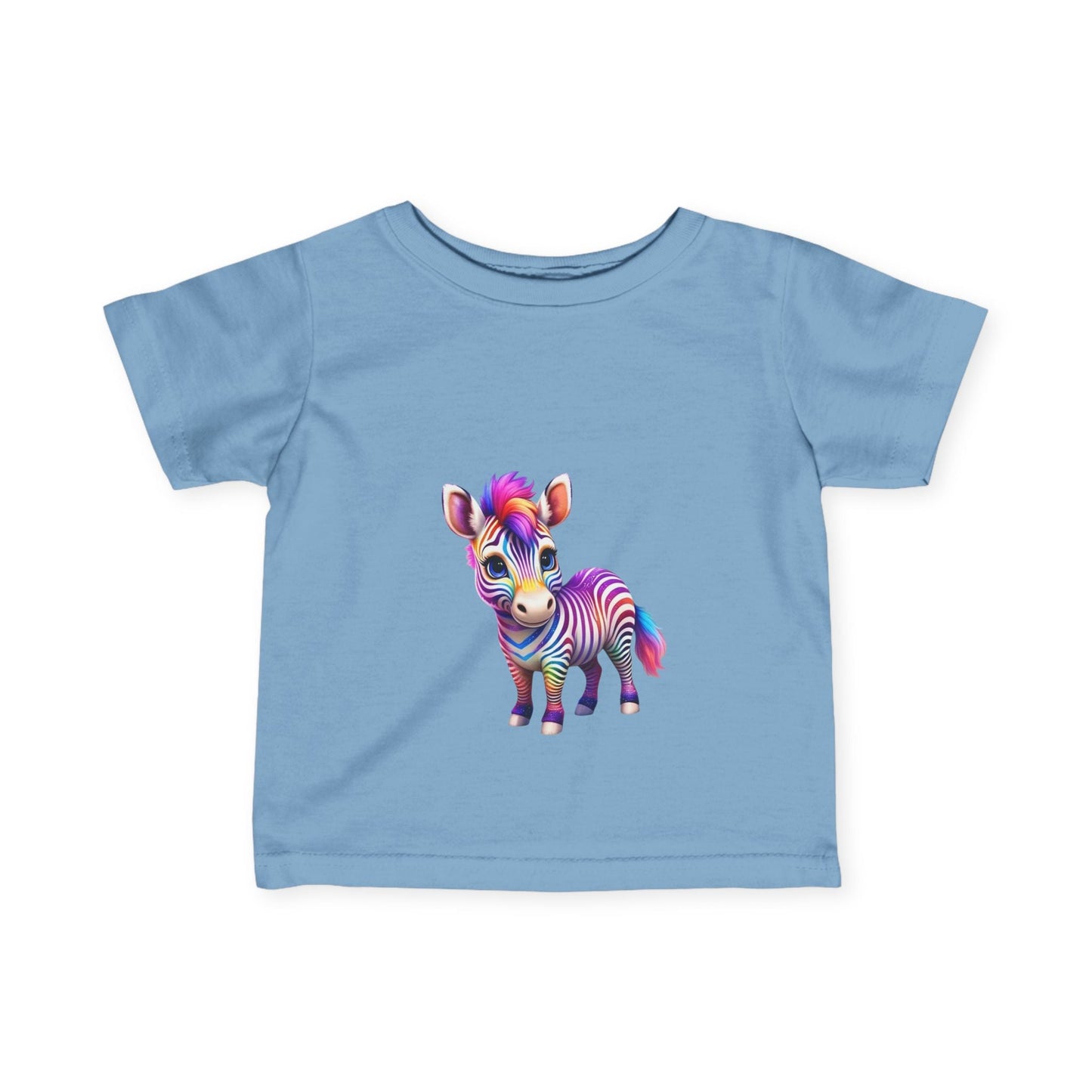 Colorful Zebra Infant T-Shirt | Cute Gift for Babies & Toddlers - S-Mart Shop Smart Treasures