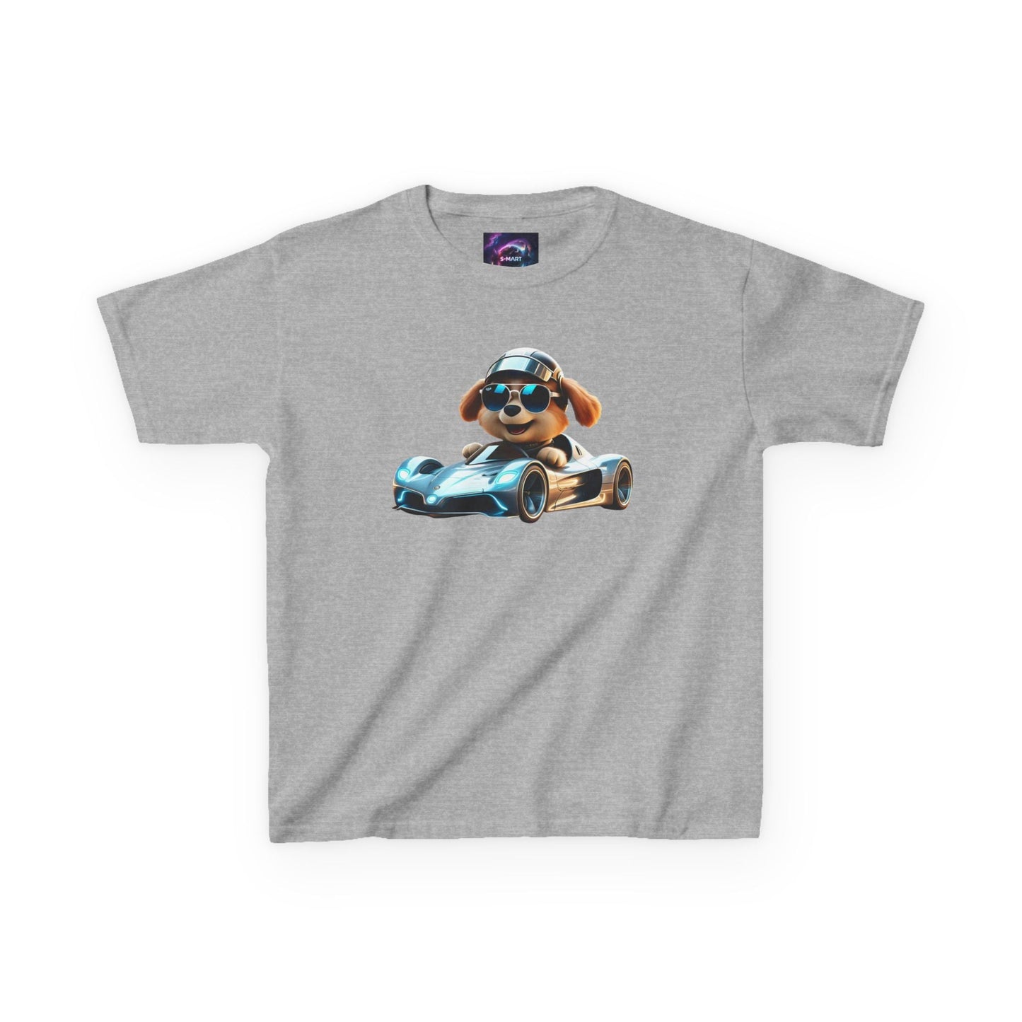 Cool Dog Racing Kids Tee - Fun Lightweight Cotton T-Shirt for Young Speedsters - S-Mart Shop Smart Treasures