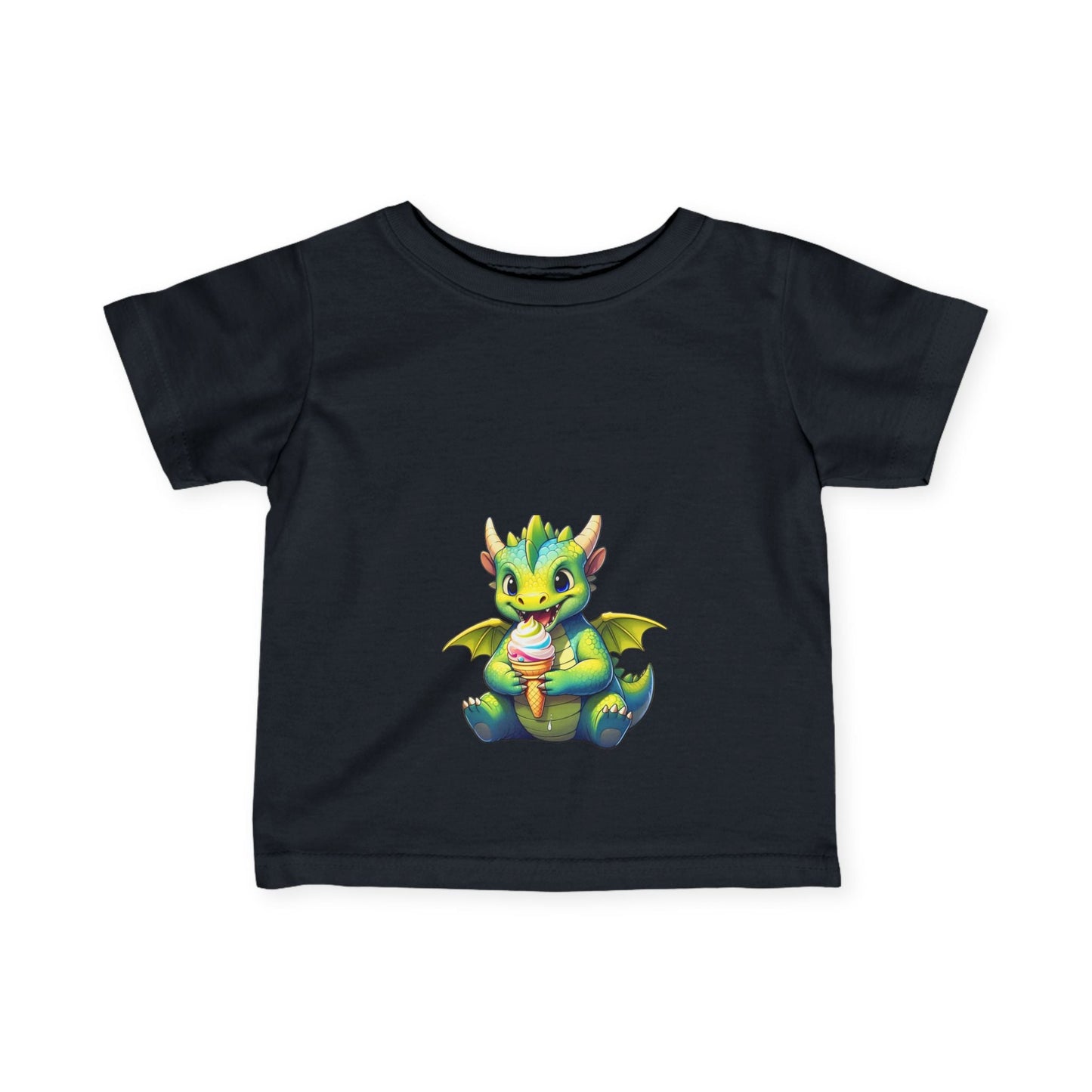 Cute Dragon Infant Tee - Fun, Soft Jersey Shirt for Kids - S-Mart Shop Smart Treasures