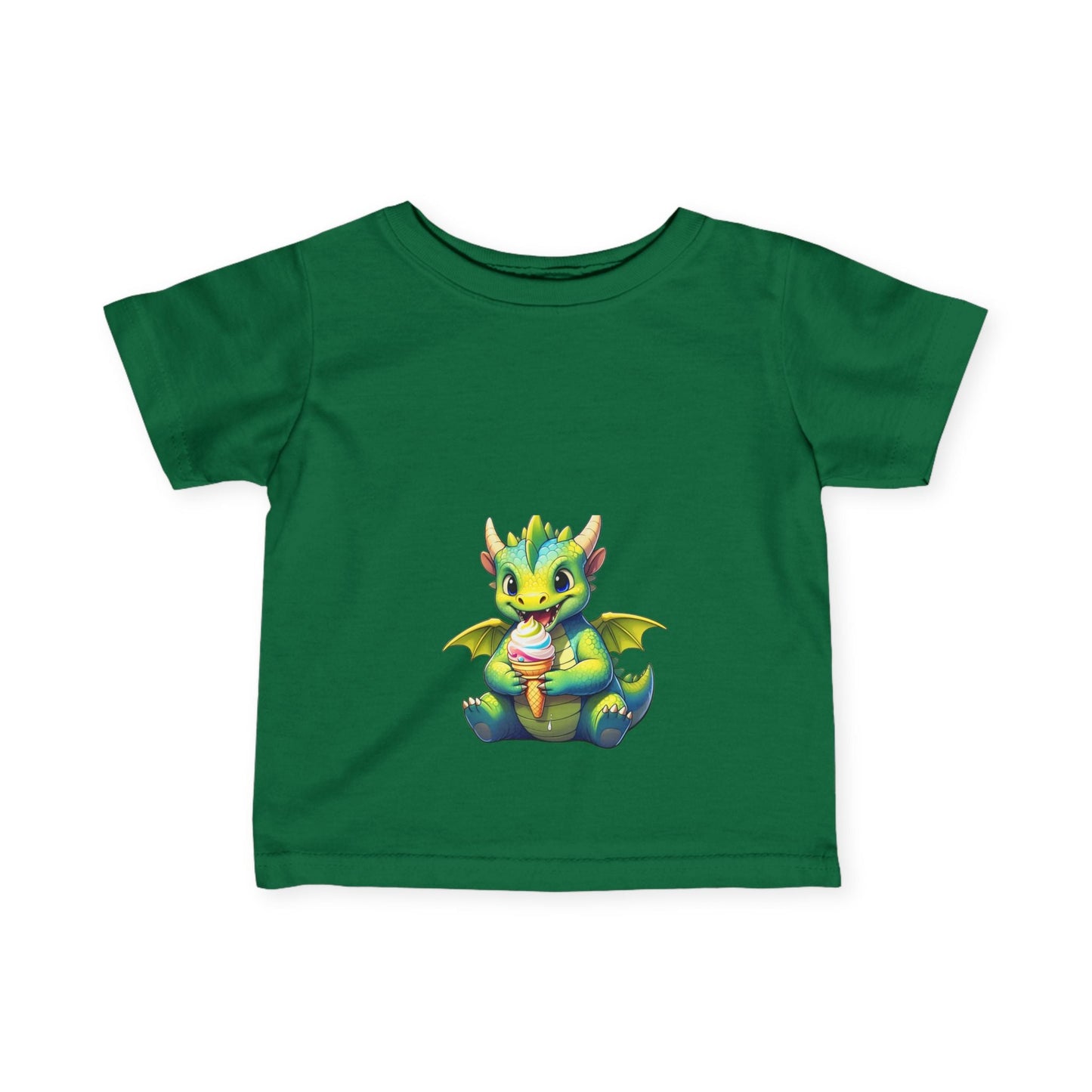 Cute Dragon Infant Tee - Fun, Soft Jersey Shirt for Kids - S-Mart Shop Smart Treasures