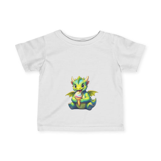 Cute Dragon Infant Tee - Fun, Soft Jersey Shirt for Kids - S-Mart Shop Smart Treasures