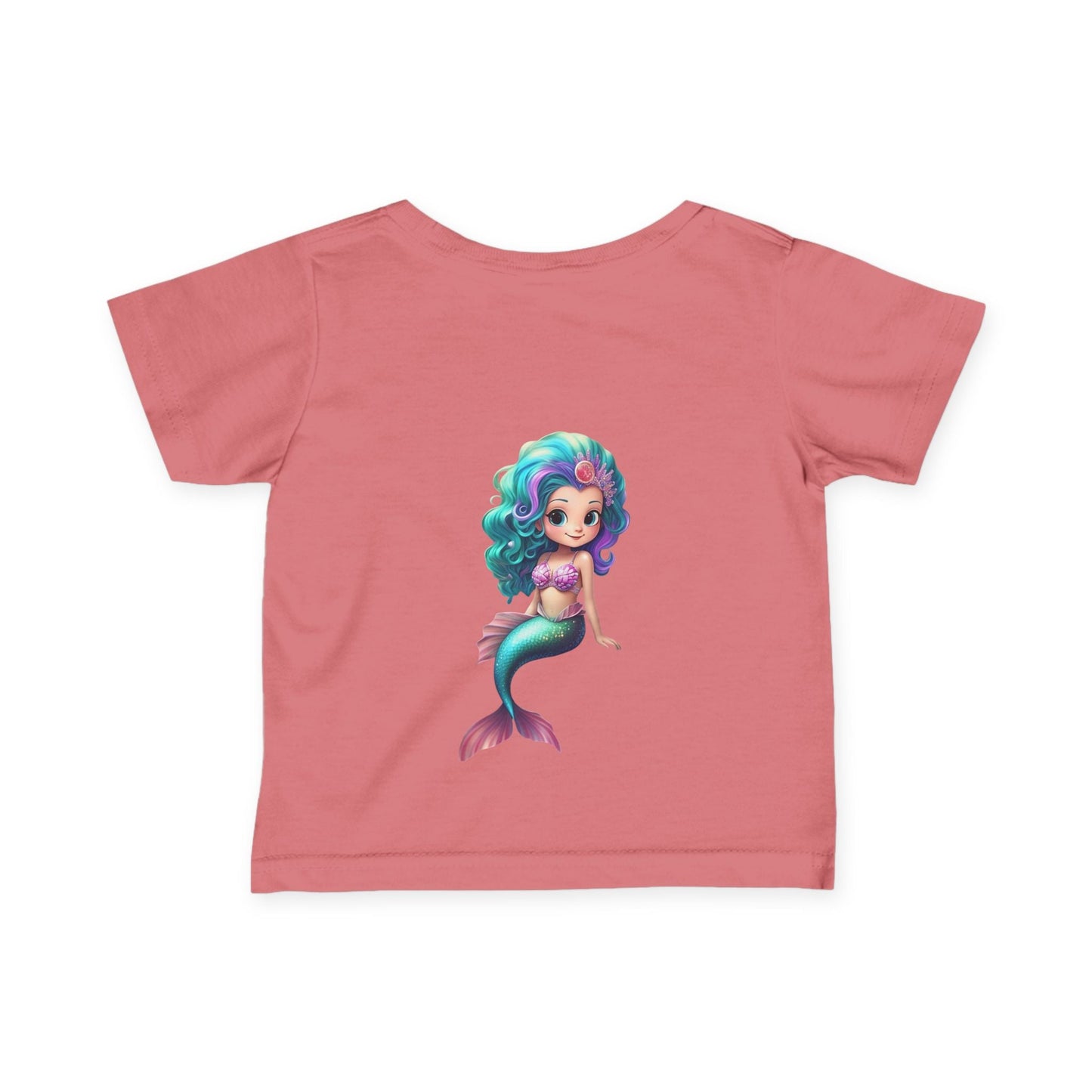 Cute Mermaid Infant Tee - Adorable Baby Shirt with Colorful Design - S-Mart Shop Smart Treasures