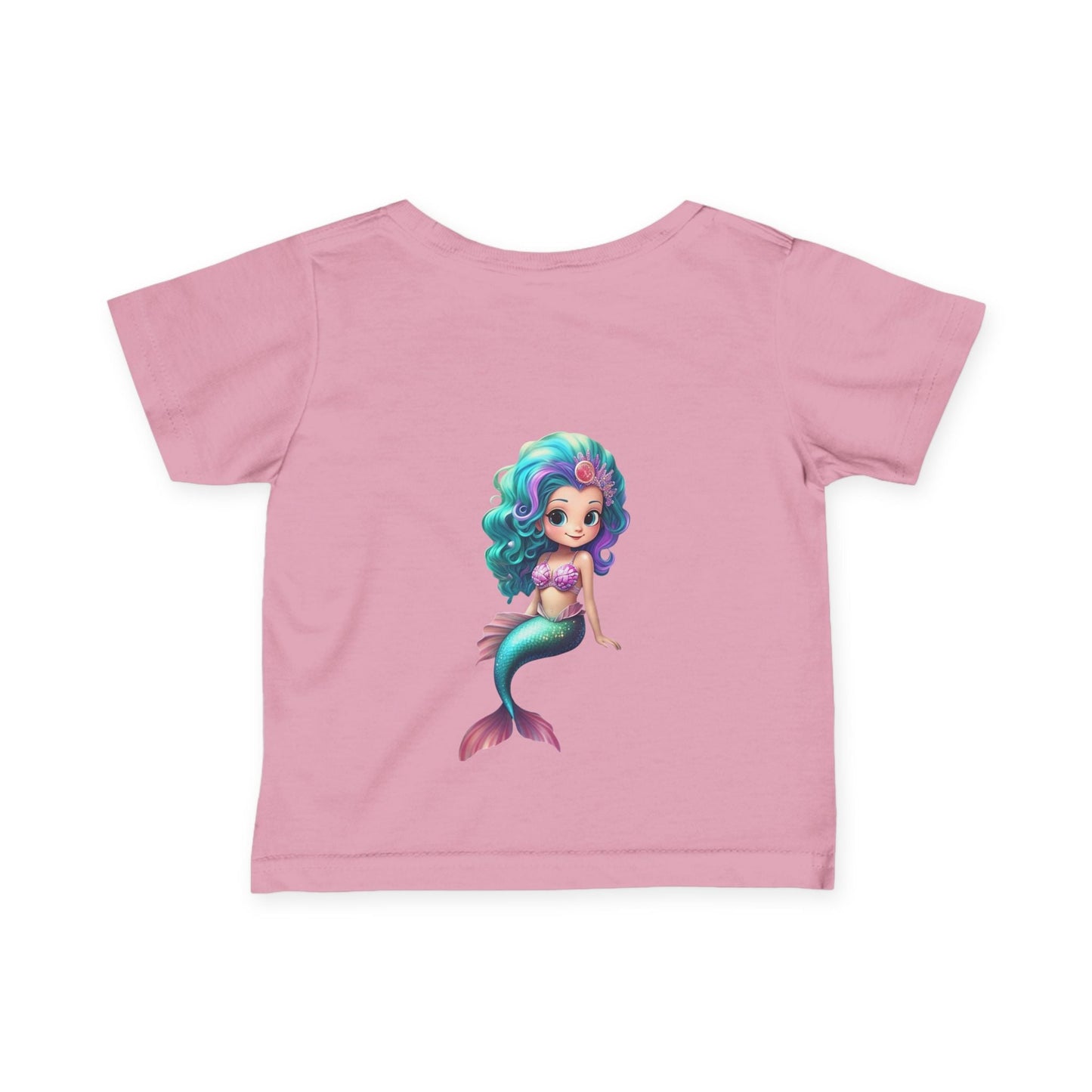 Cute Mermaid Infant Tee - Adorable Baby Shirt with Colorful Design - S-Mart Shop Smart Treasures