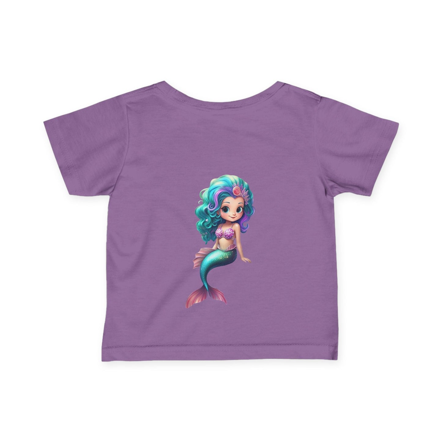 Cute Mermaid Infant Tee - Adorable Baby Shirt with Colorful Design - S-Mart Shop Smart Treasures