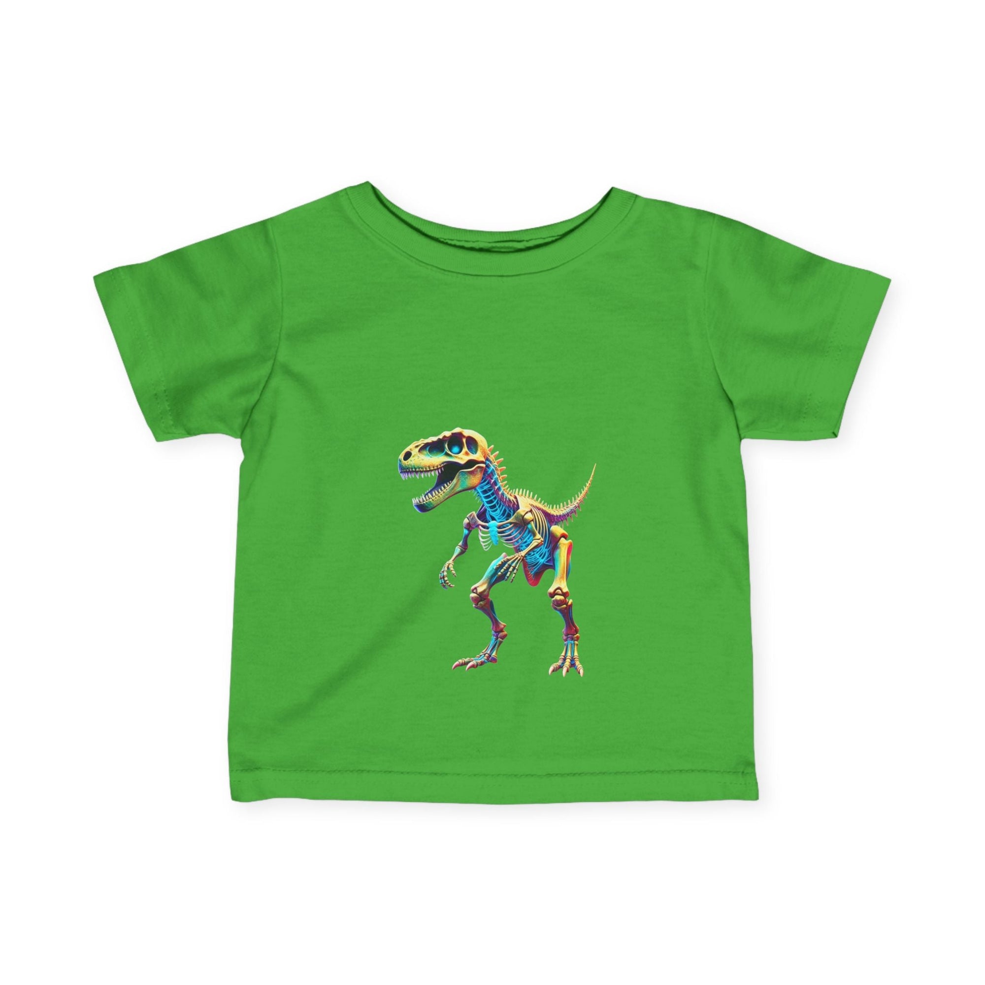 Dino Skeleton Infant T-Shirt - Fun & Playful Kids Apparel - S - Mart Shop Smart Treasures