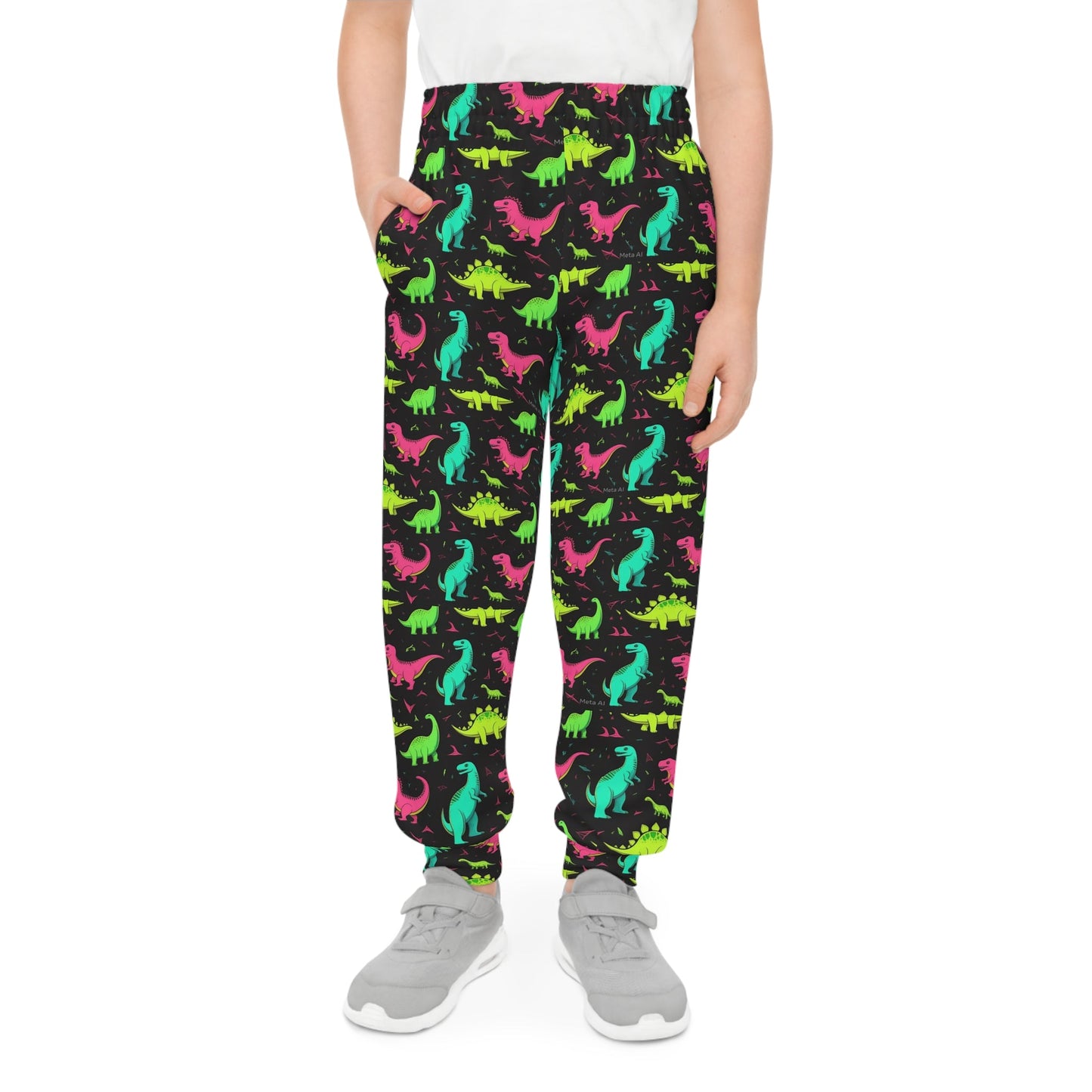 Dinosaur Print Youth Joggers - Fun Kids Sweatpants for Playtime & Relaxation - S-Mart Shop Smart Treasures