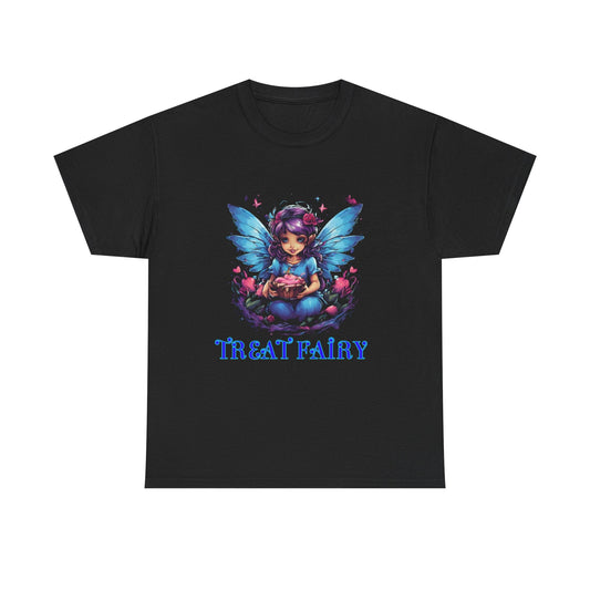 Enchanted Treat Fairy Unisex Heavy Cotton Tee - Perfect for Magical Gatherings and Everyday Wear - S-Mart Shop Smart Treasures