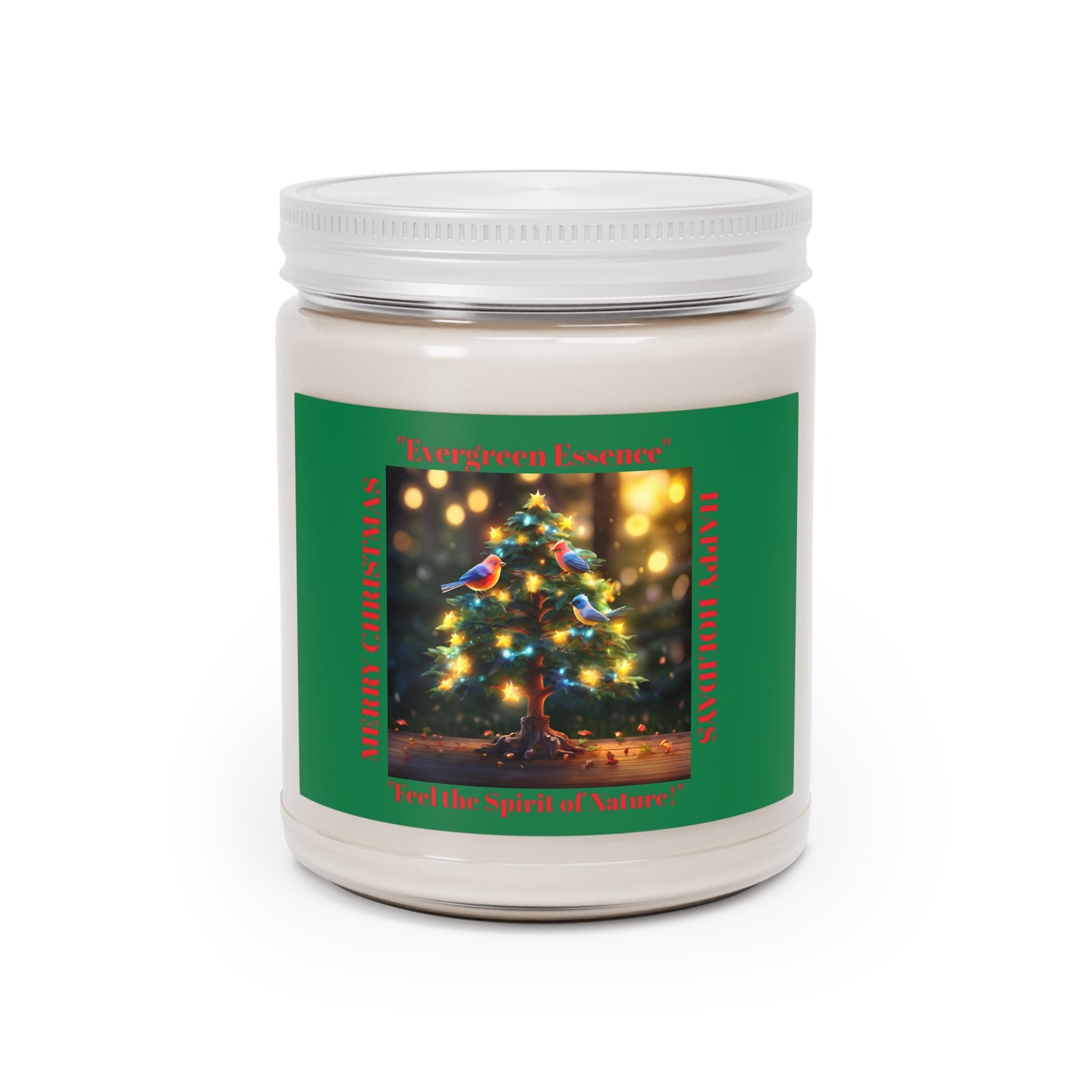 Evergreen Essence Scented Candle - Holiday Decor & Gift Idea - S-Mart Shop Smart Treasures