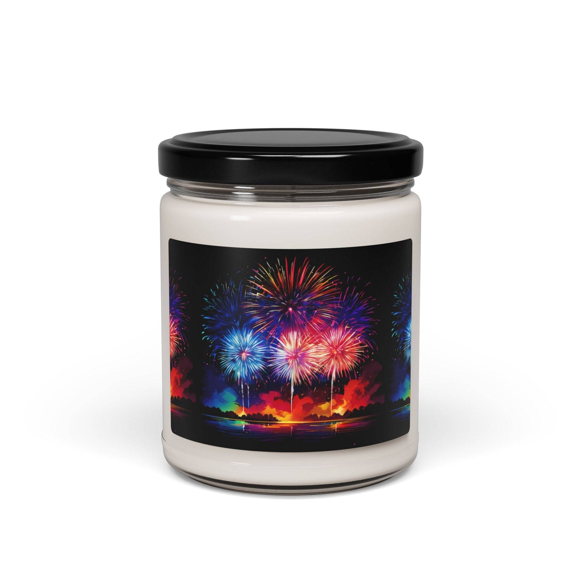 Festive Fireworks Scented Soy Candle - 9oz - S-Mart Shop Smart Treasures