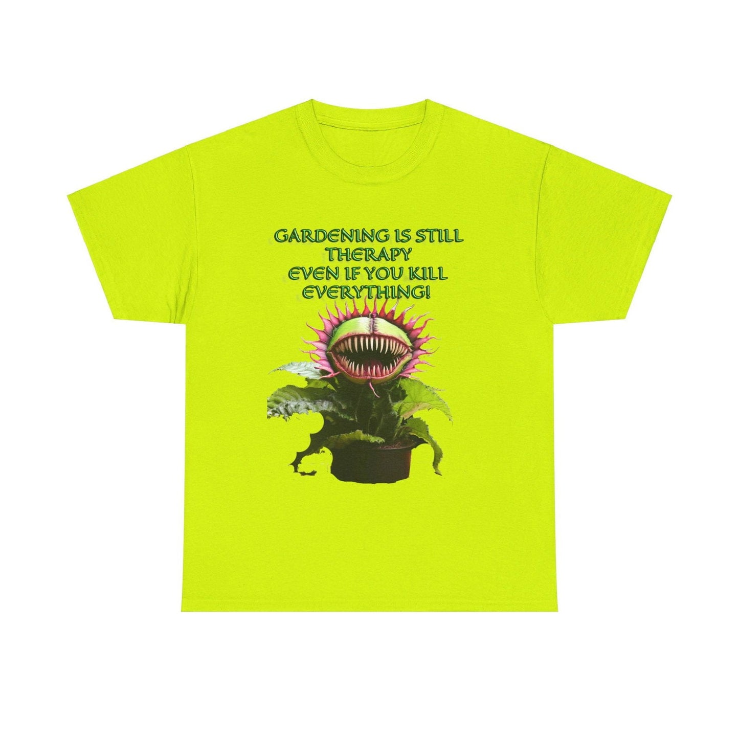 Gardening Is Therapy Unisex Heavy Cotton Tee - S-Mart Shop Smart Treasures