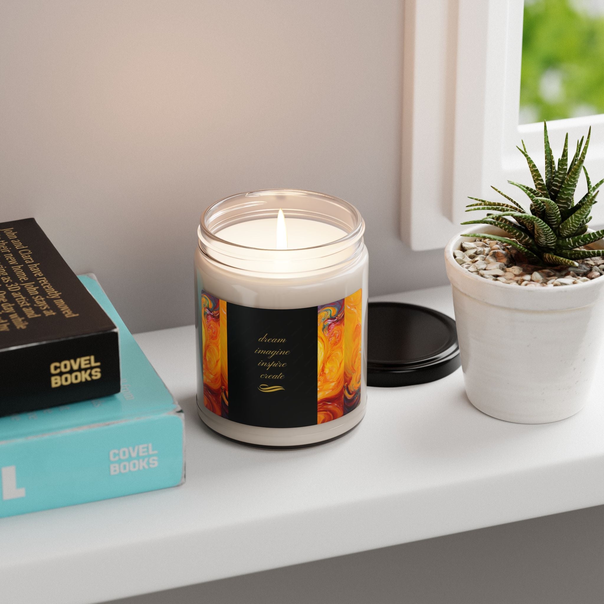 Inspirational Dream Soy Candle - 9oz Scented Candle for Relaxation & Mindfulness - S-Mart Shop Smart Treasures