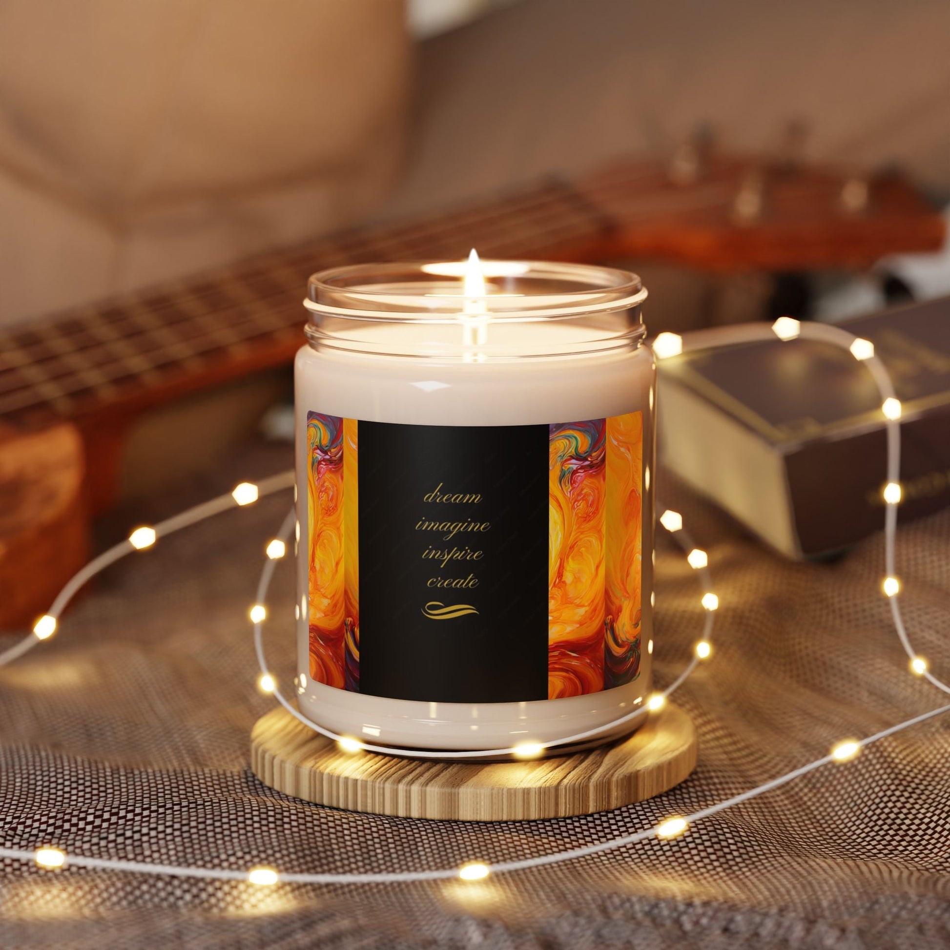 Inspirational Dream Soy Candle - 9oz Scented Candle for Relaxation & Mindfulness - S-Mart Shop Smart Treasures