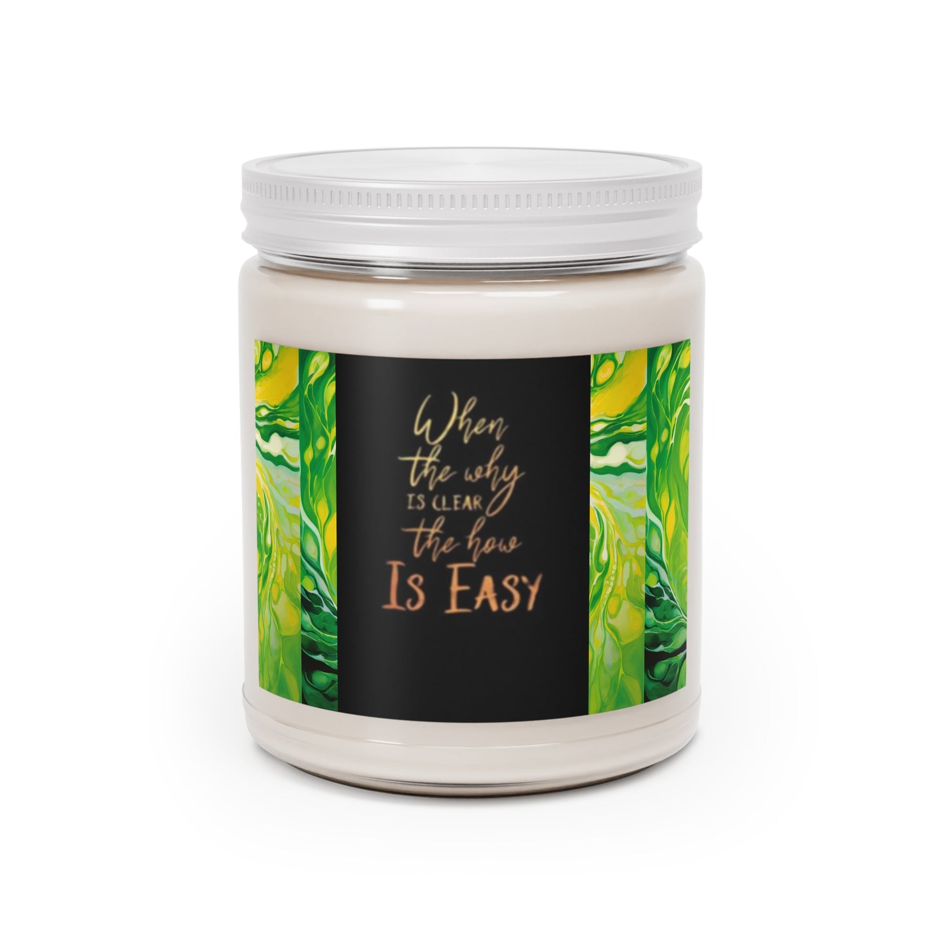 Inspirational Scented Candle - 9oz Aromatherapy Candle with Motivational Quote - S-Mart Shop Smart Treasures