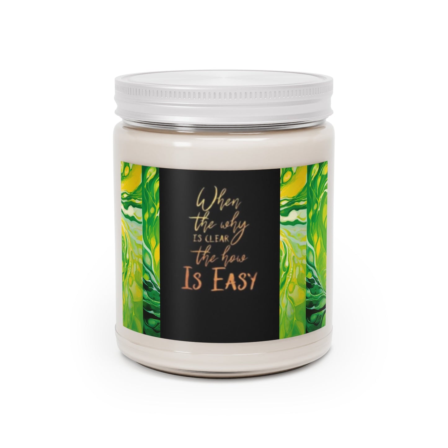 Inspirational Scented Candle - 9oz Aromatherapy Candle with Motivational Quote - S-Mart Shop Smart Treasures