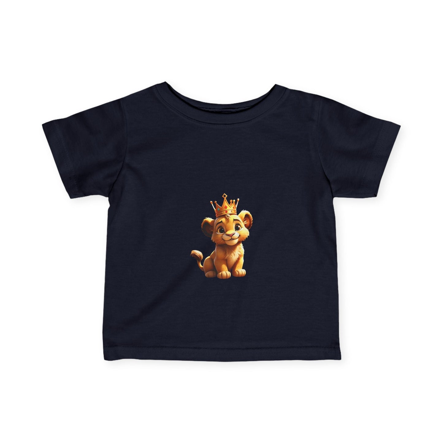 King Lion Infant Tee - Cute Baby Shirt for New Parents, Ideal Gift for Birthdays & Celebrations - S-Mart Shop Smart Treasures
