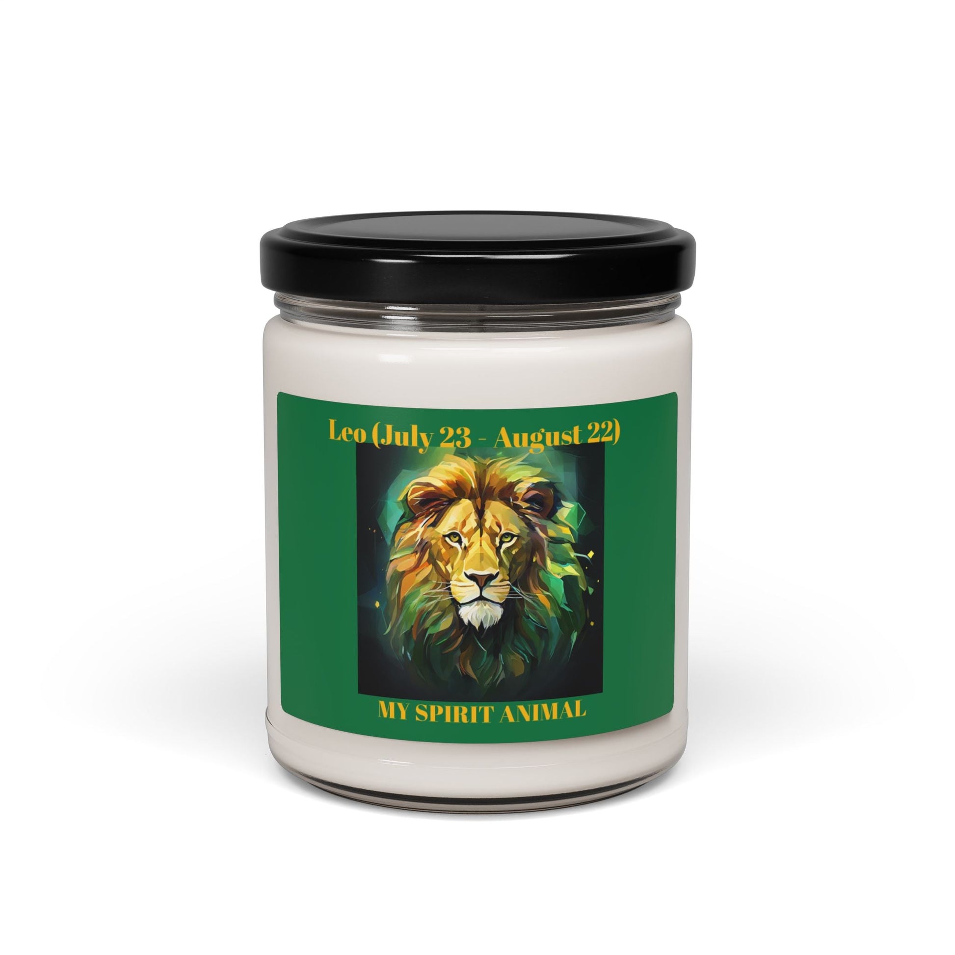 Leo Zodiac Scented Soy Candle - 9oz Aromatherapy Candle for Astrology Lovers - S-Mart Shop Smart Treasures