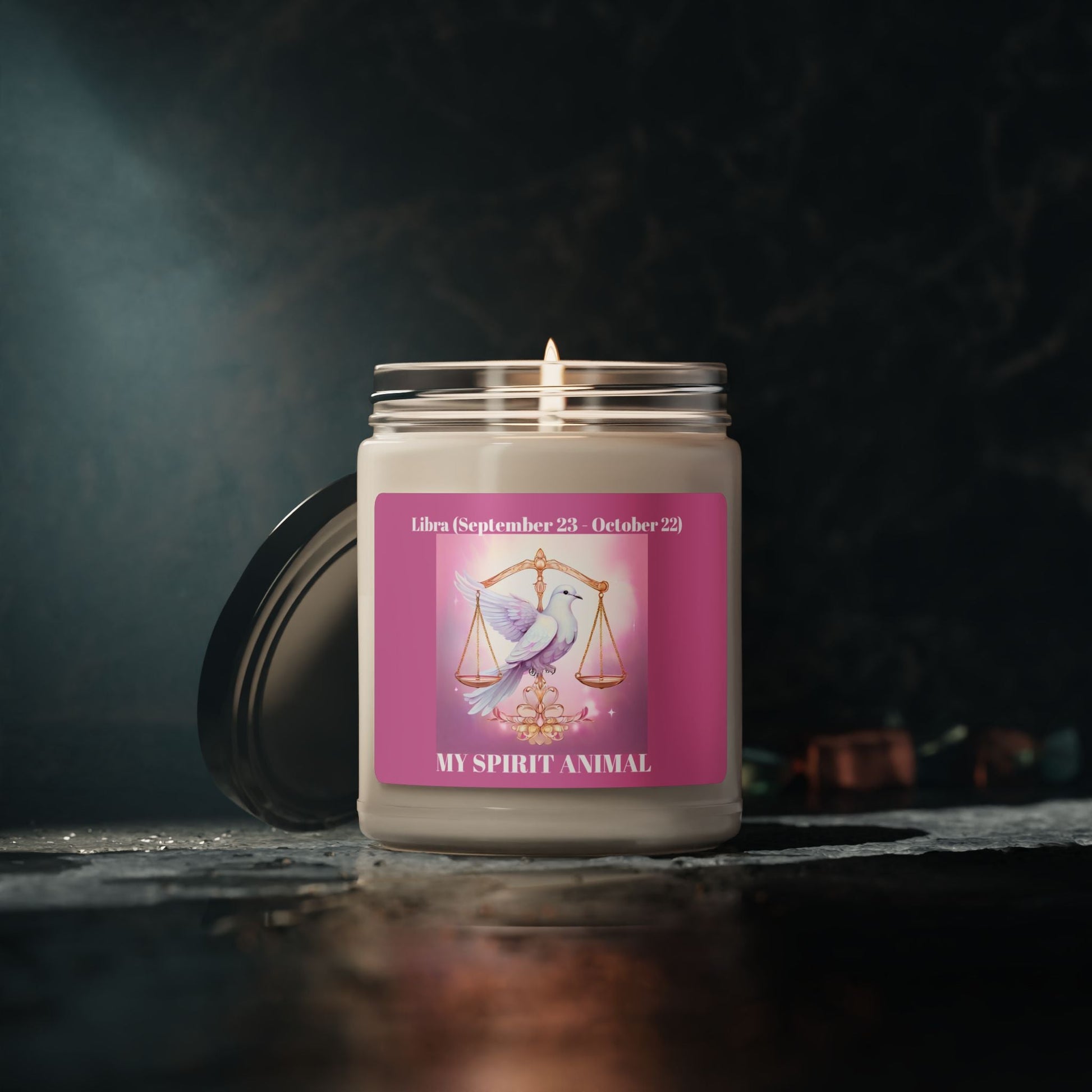 Libra (September 23 - October 22) Zodiac Scented Soy Candle - 9oz Astrology Decor - S-Mart Shop Smart Treasures