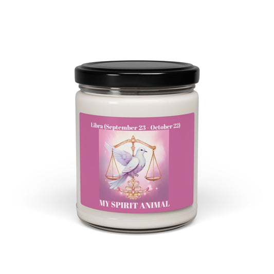 Libra (September 23 - October 22) Zodiac Scented Soy Candle - 9oz Astrology Decor - S-Mart Shop Smart Treasures