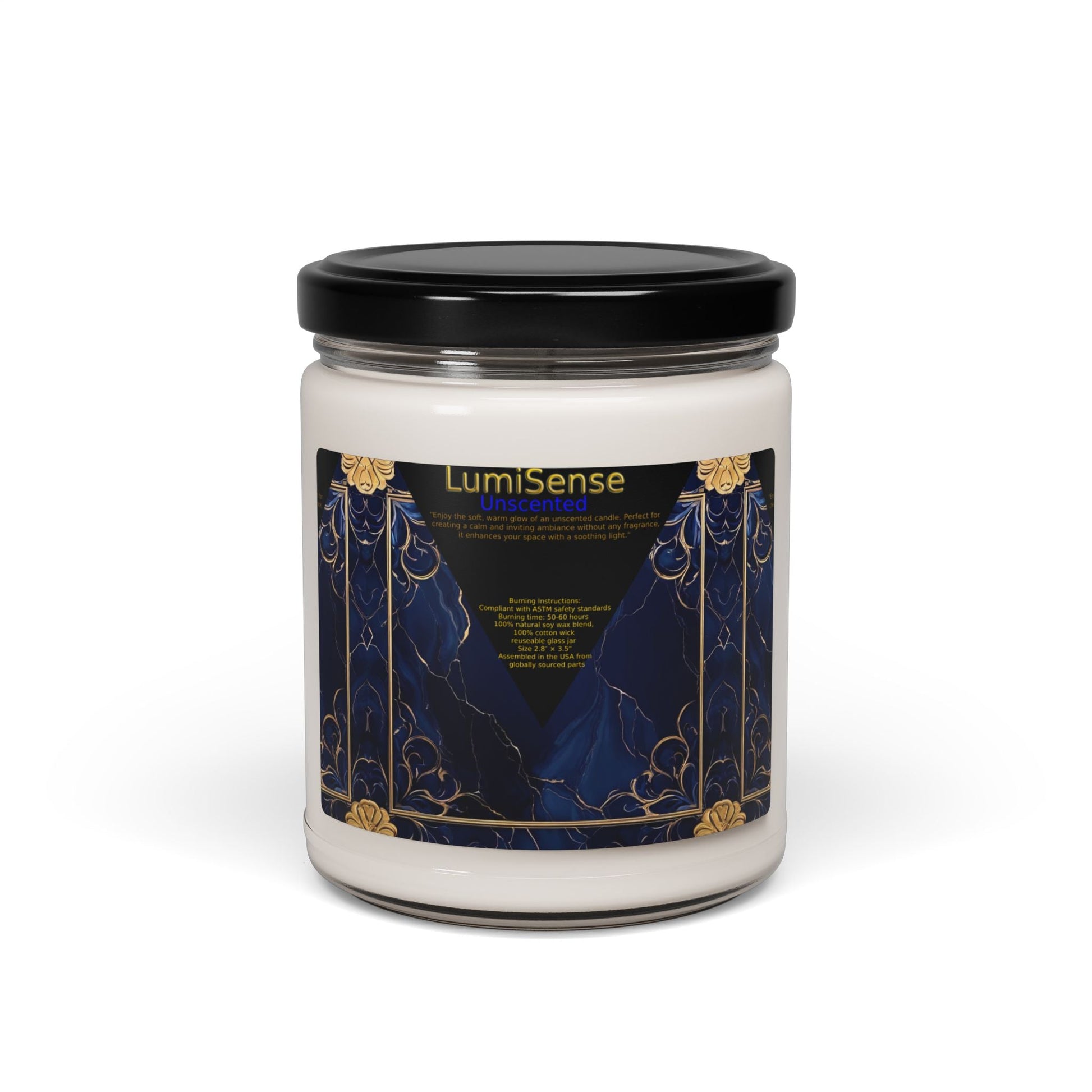 LumiSense Un Scented Soy Candle - Relaxing Aromatherapy for Home Décor & Gifts - S-Mart Shop Smart Treasures