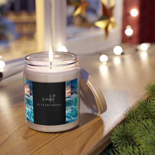 Mindset Is Everything Scented Candle - 9oz Aromatherapy Candle for Relaxation and Focus - S-Mart Shop Smart Treasures