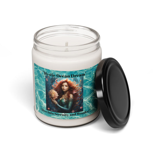 Mystic Ocean Dream Scented Soy Candle - Dive Into Serenity and Wonder - S-Mart Shop Smart Treasures