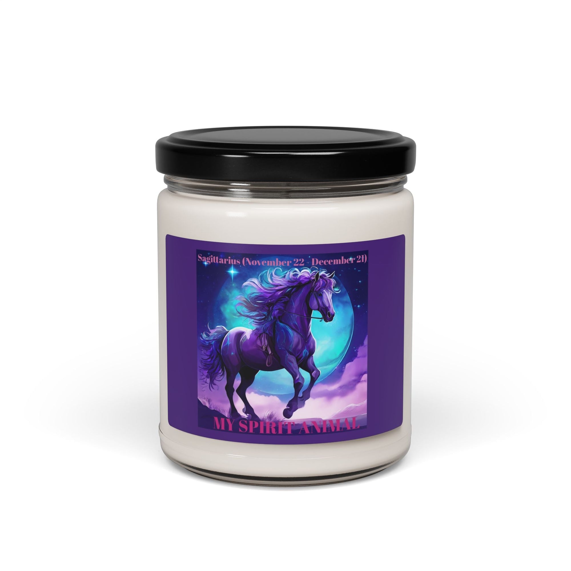 Sagittarius Zodiac Scented Soy Candle - 9oz Magical Aromatherapy Delight - S - Mart Shop Smart Treasures