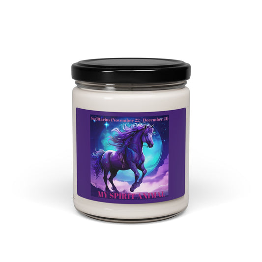 Sagittarius Zodiac Scented Soy Candle - 9oz Magical Aromatherapy Delight - S-Mart Shop Smart Treasures