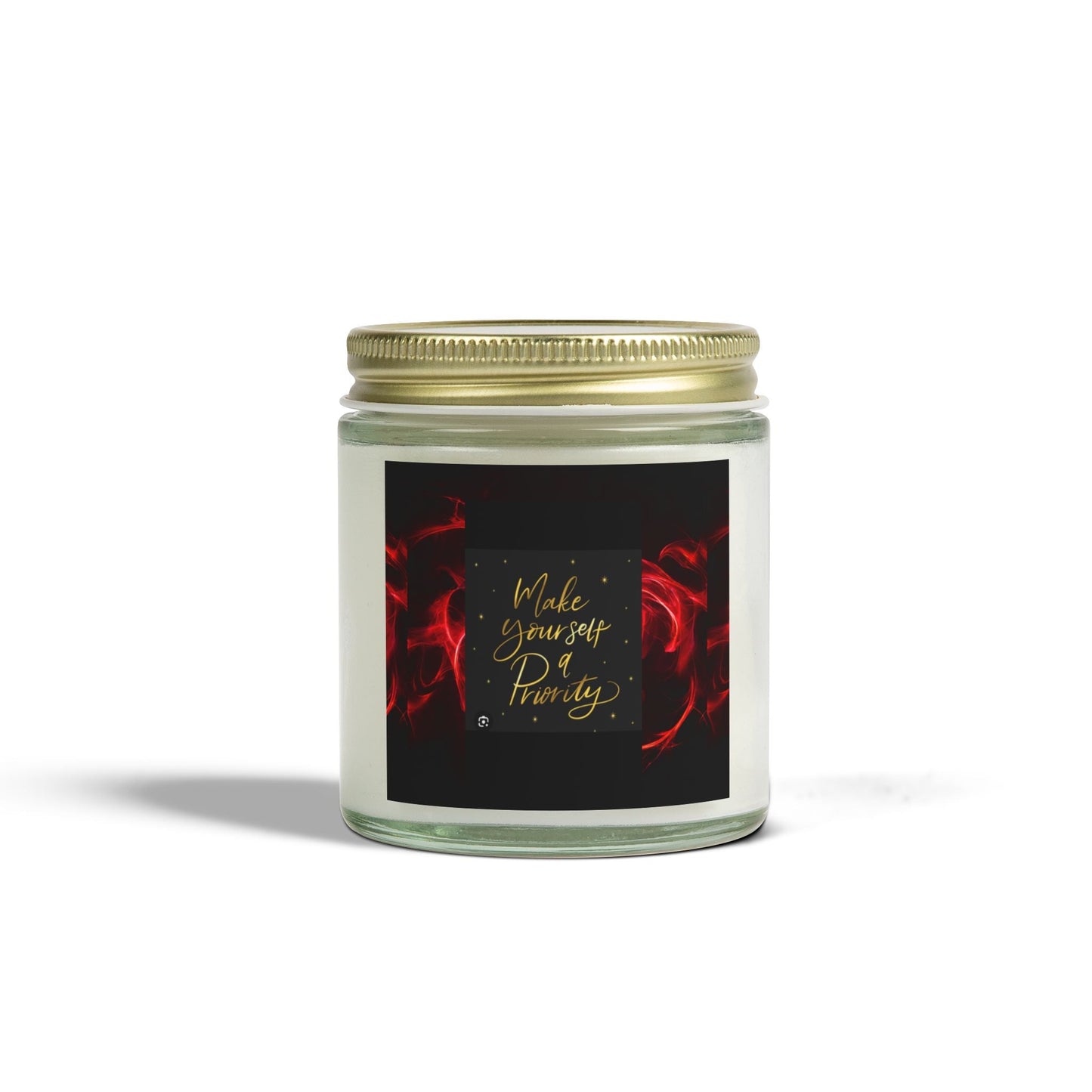 Scented Candles - 'Make Yourself a Priority' - Coconut Apricot Wax (4oz & 9oz) - S-Mart Shop Smart Treasures