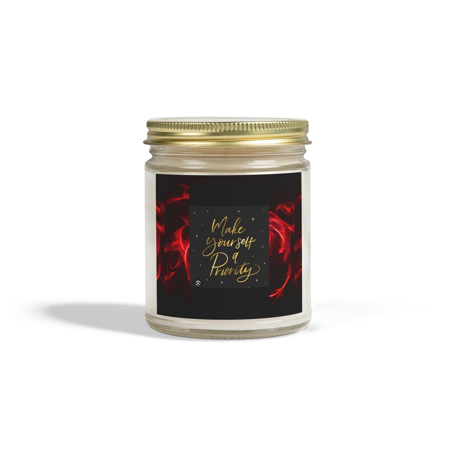 Scented Candles - 'Make Yourself a Priority' - Coconut Apricot Wax (4oz & 9oz) - S-Mart Shop Smart Treasures