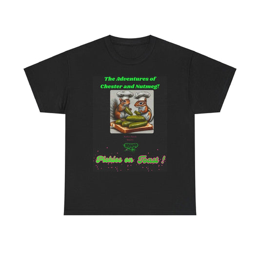 The Adventures Of Chester And nutmeg S-Mart Exclusive Unisex Heavy Cotton Tee - S-Mart Shop Smart Treasures