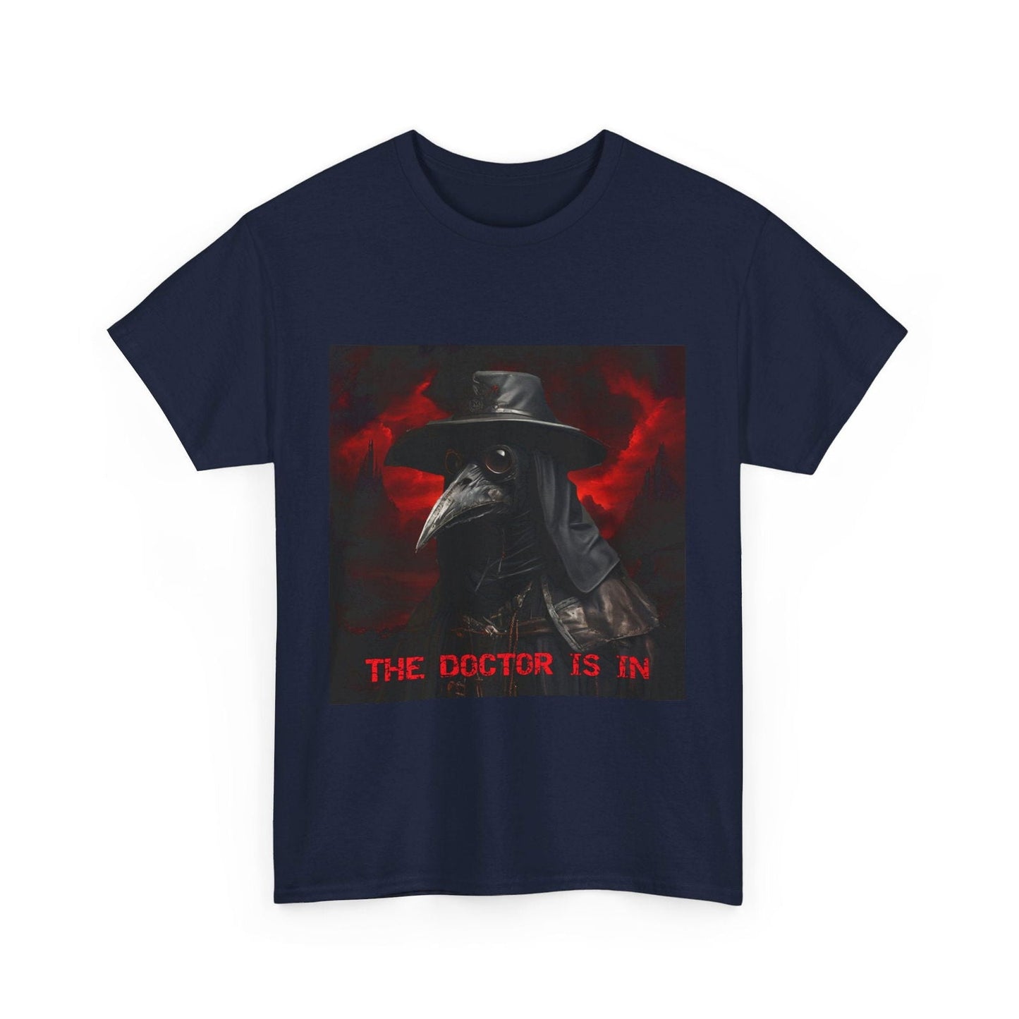 The Doctor Is In Plague Doctor Unisex Heavy Cotton Tee - S-Mart Shop Smart Treasures