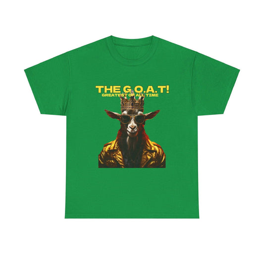 The G.O.A.T Greatest Of All Time submit custom order to add your name! Unisex Heavy Cotton Tee - S-Mart Shop Smart Treasures