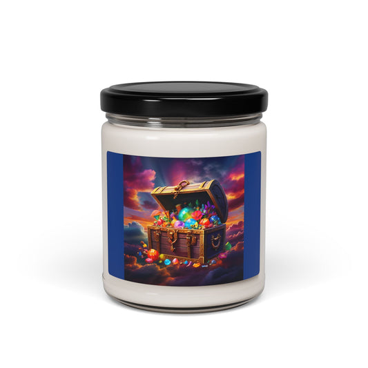 Treasure Chest Scented Soy Candle - 9oz | Colorful Aromatic Bliss for Home Decor - S-Mart Shop Smart Treasures