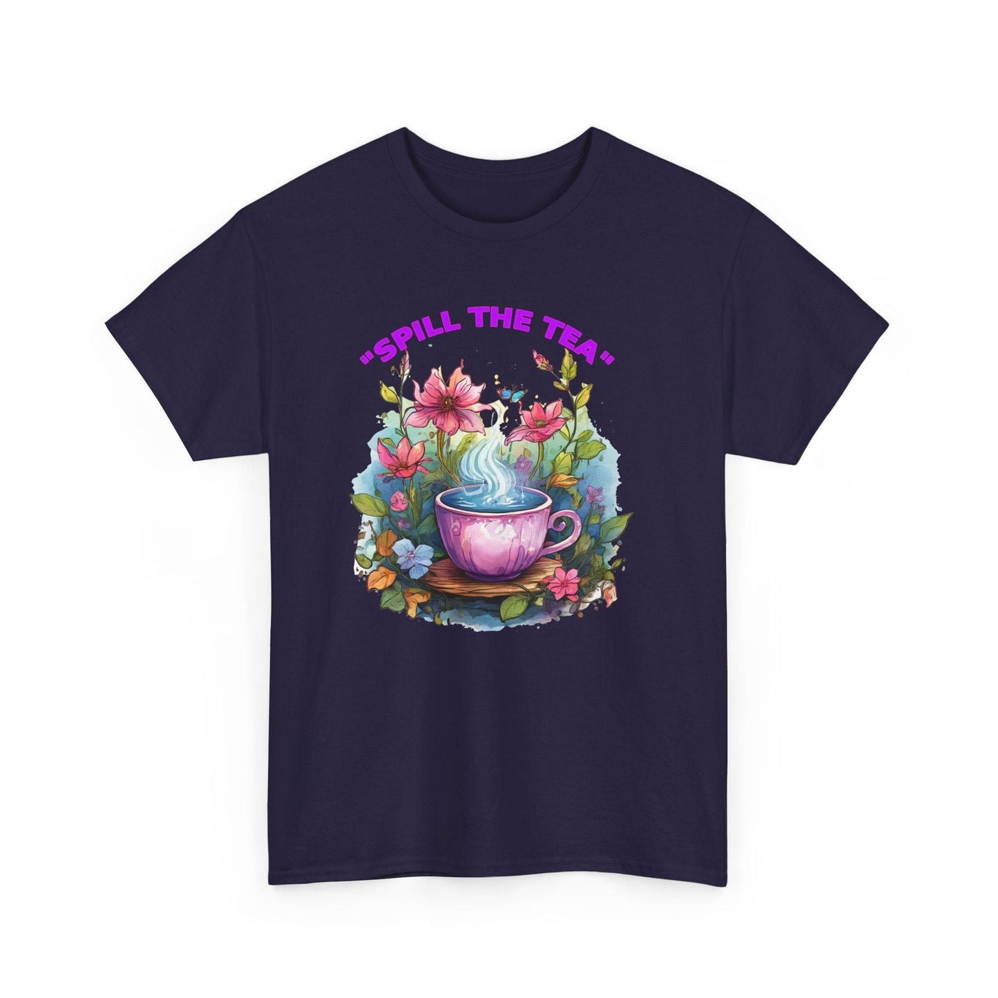 Unisex Tee - Spill the Tea Design - S-Mart Shop Smart Treasures