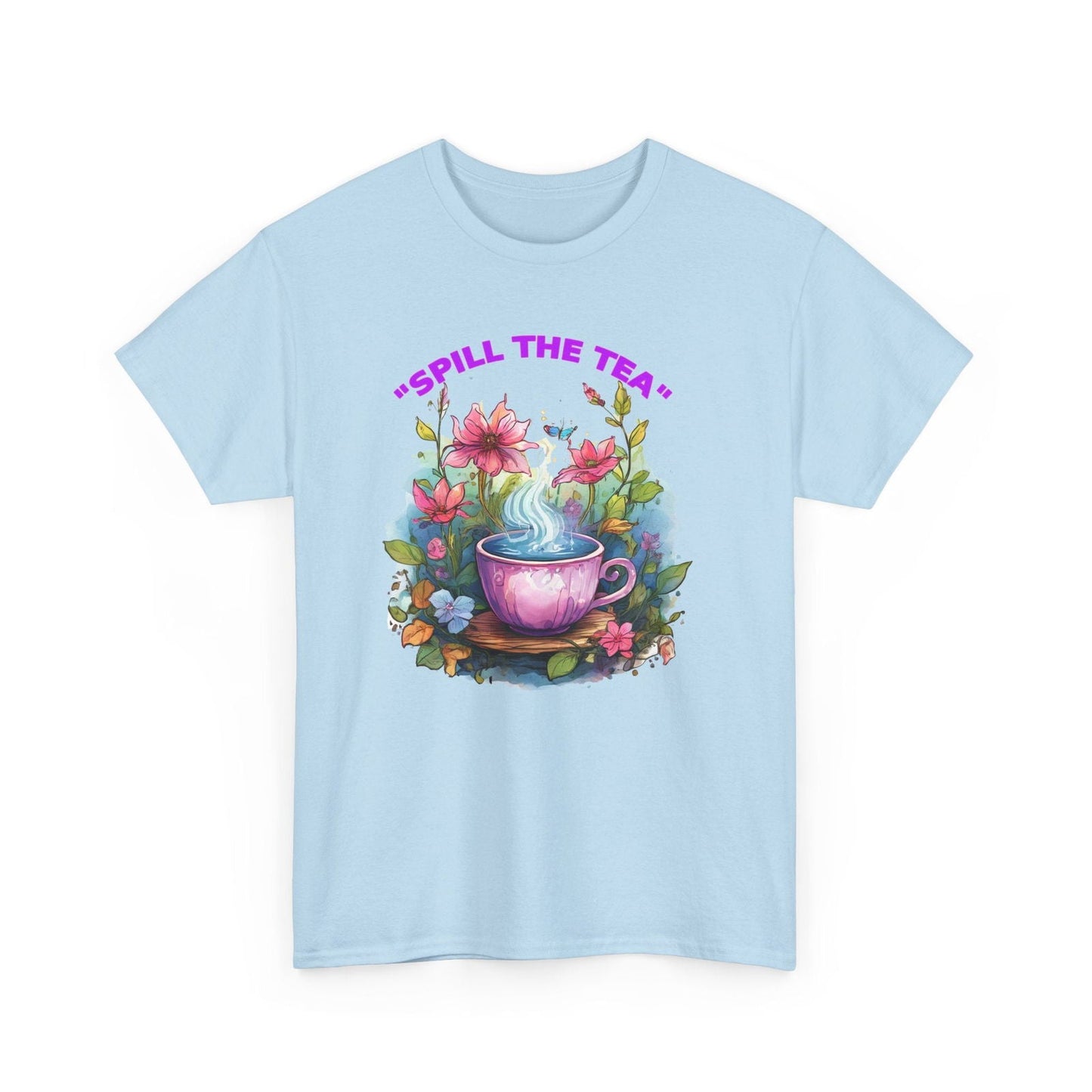 Unisex Tee - Spill the Tea Design - S-Mart Shop Smart Treasures