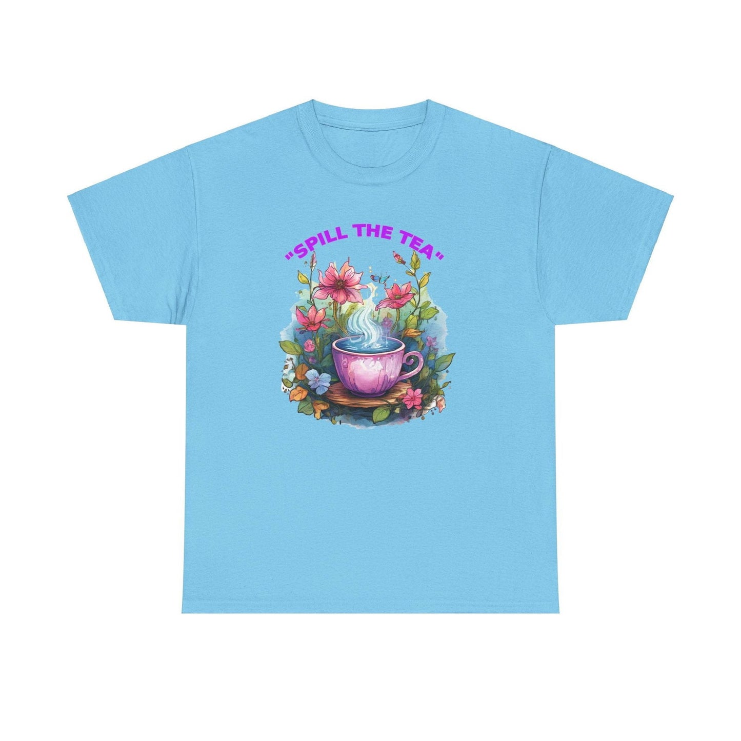 Unisex Tee - Spill the Tea Design - S-Mart Shop Smart Treasures