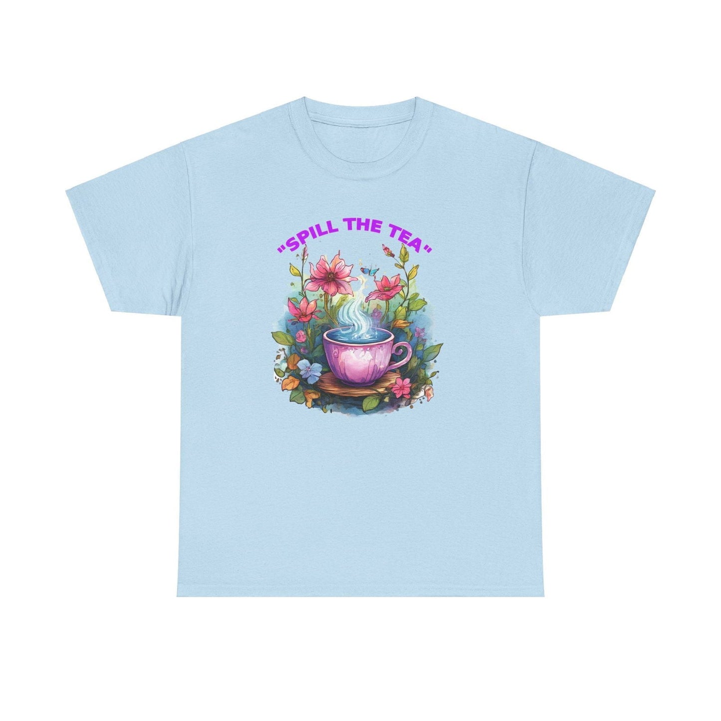 Unisex Tee - Spill the Tea Design - S-Mart Shop Smart Treasures