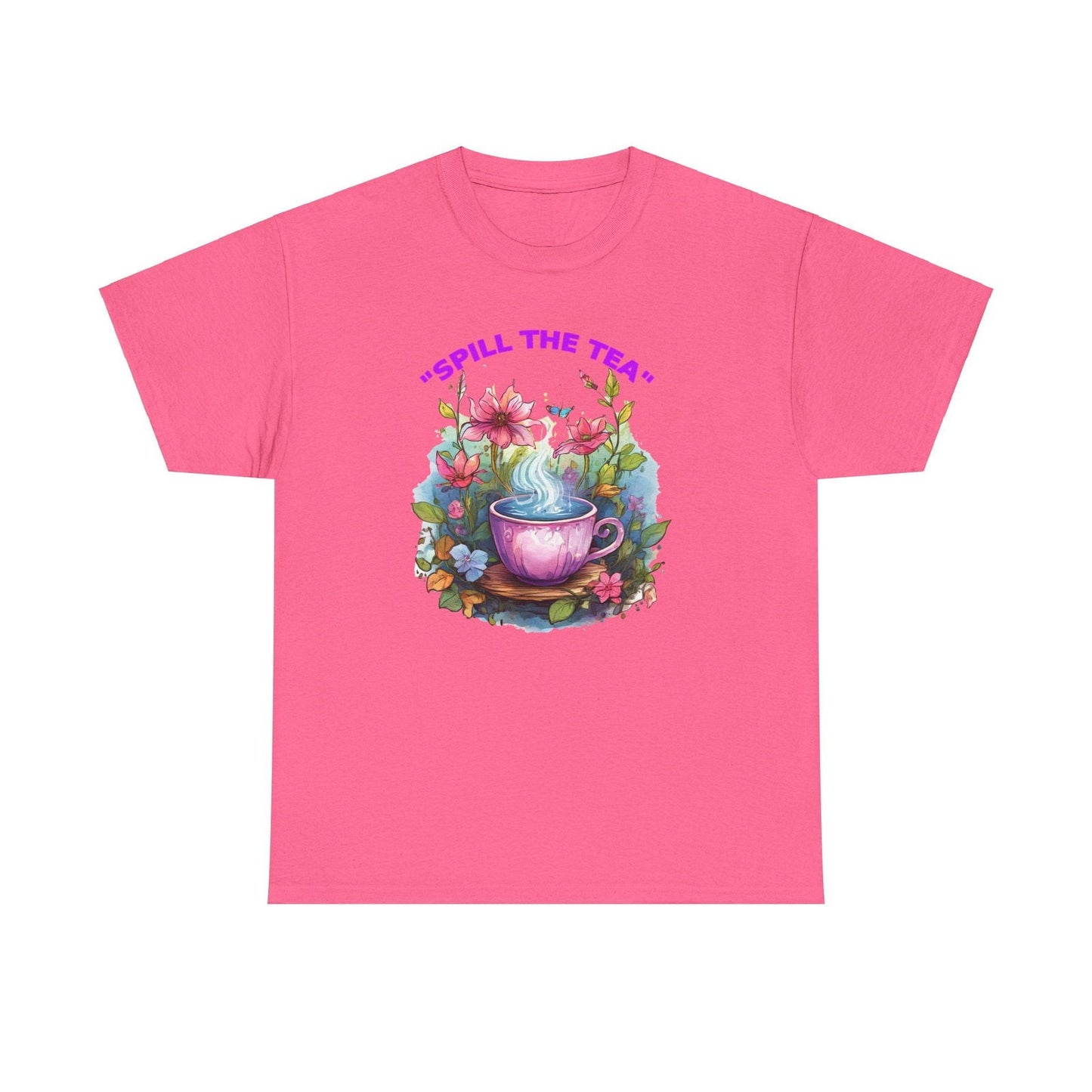Unisex Tee - Spill the Tea Design - S-Mart Shop Smart Treasures